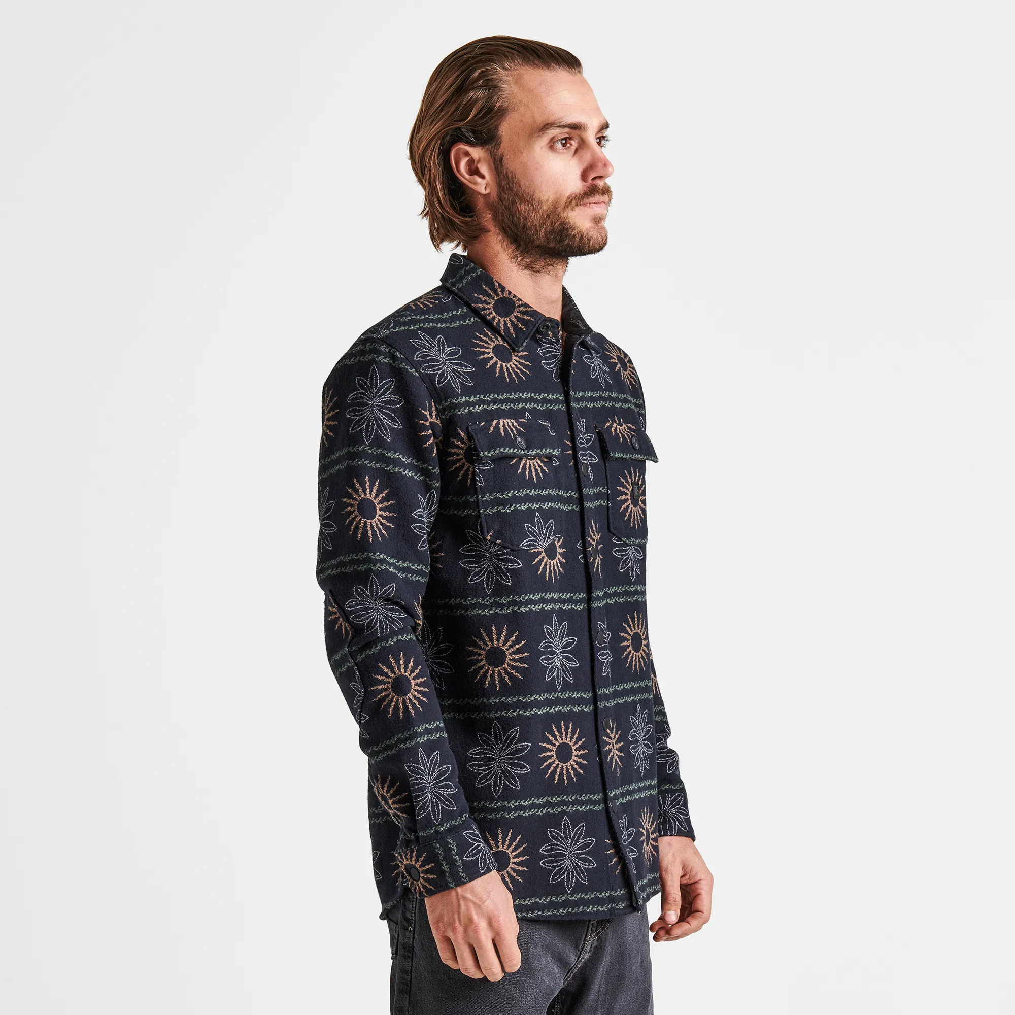 Nordsman Flannel - Orohena Dark Navy sold by Roark product image thumbnail 3