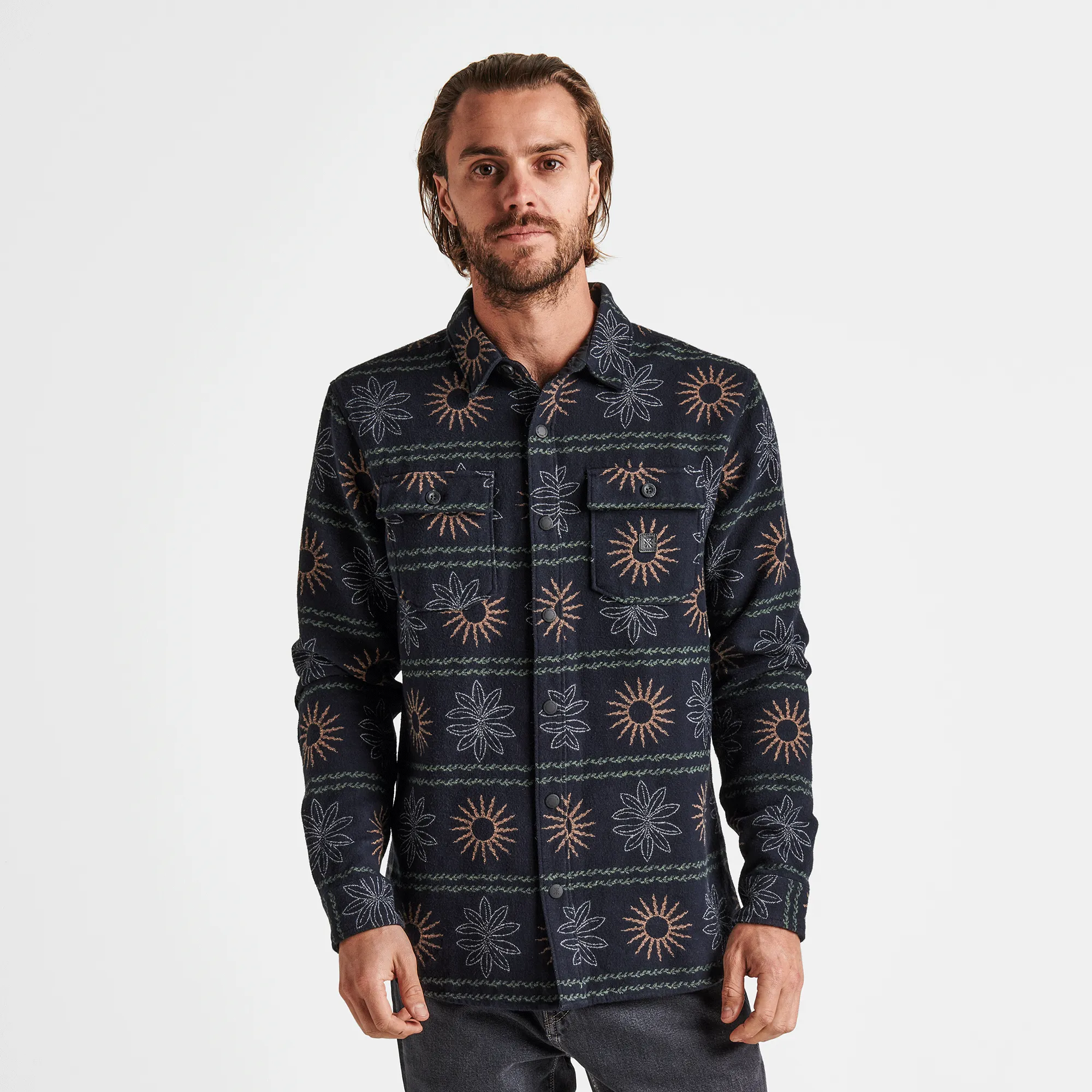 Nordsman Flannel - Orohena Dark Navy sold by Roark product image thumbnail 2