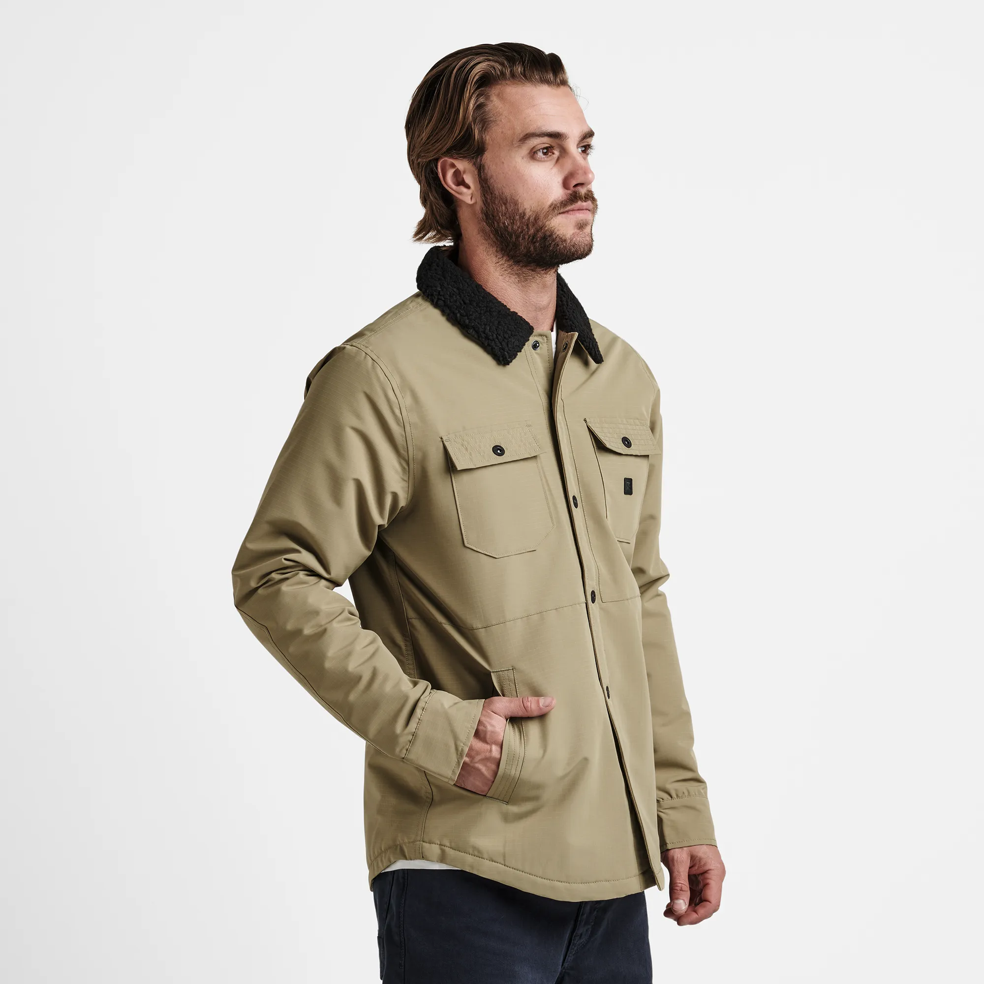 Hebrides Weatherproof Jacket - Dusty Green sold by Roark product image thumbnail 4