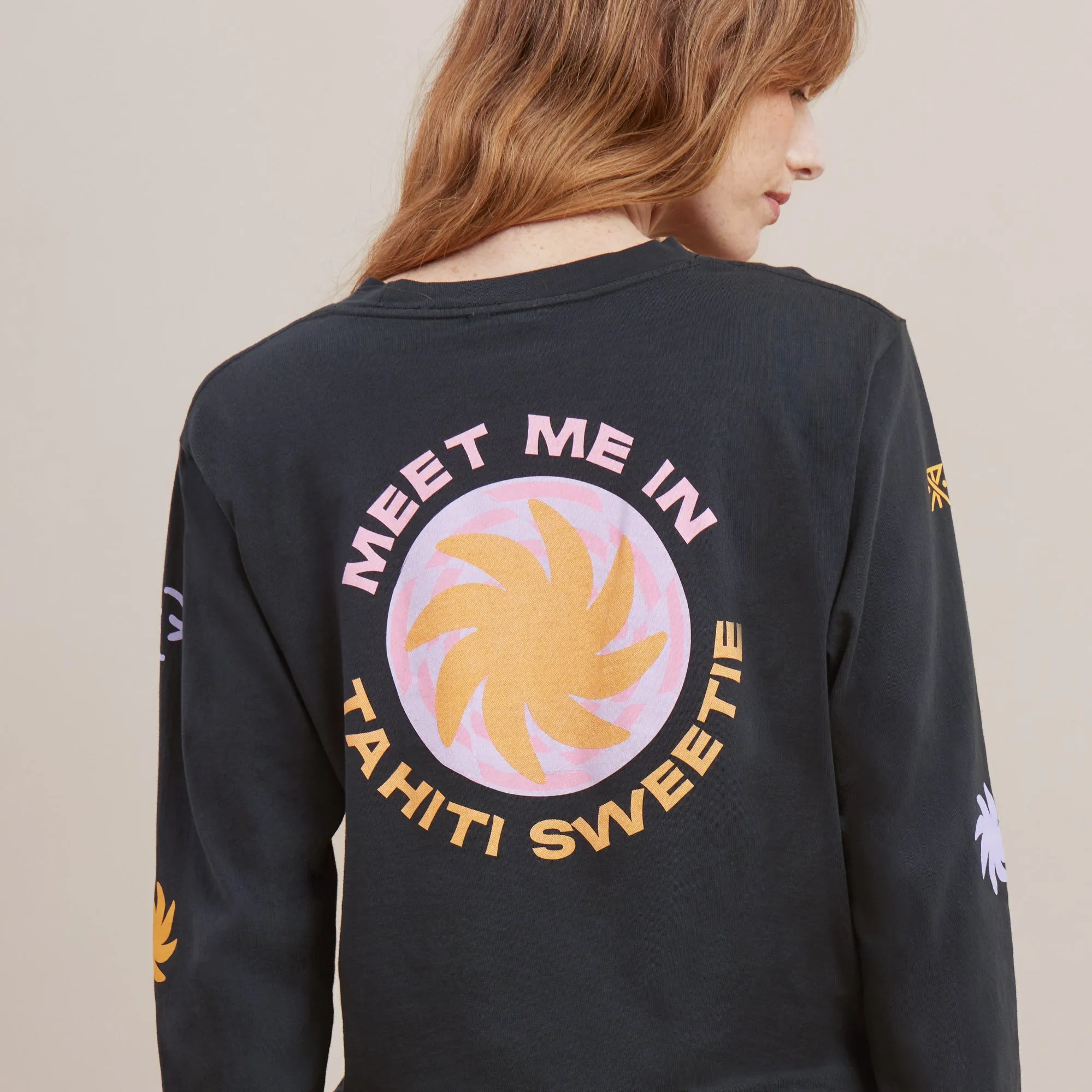 Meet Me In Tahiti Long Sleeve Tee - Black sold by Roark product image thumbnail 2