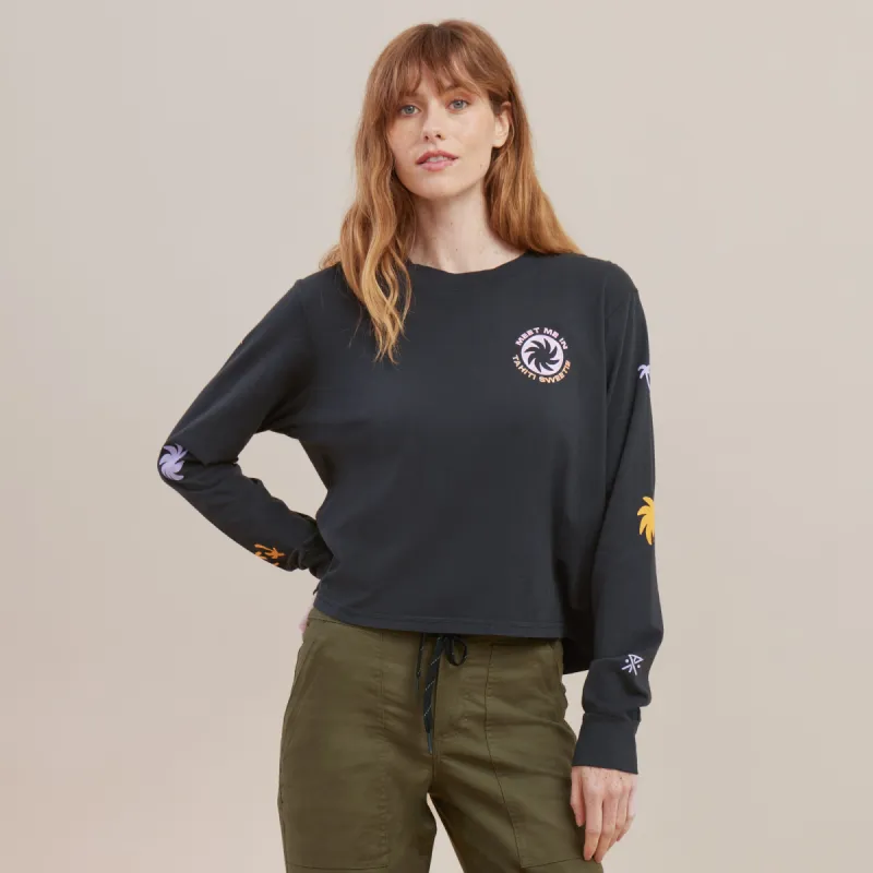 Meet Me In Tahiti Long Sleeve Tee - Black sold by Roark