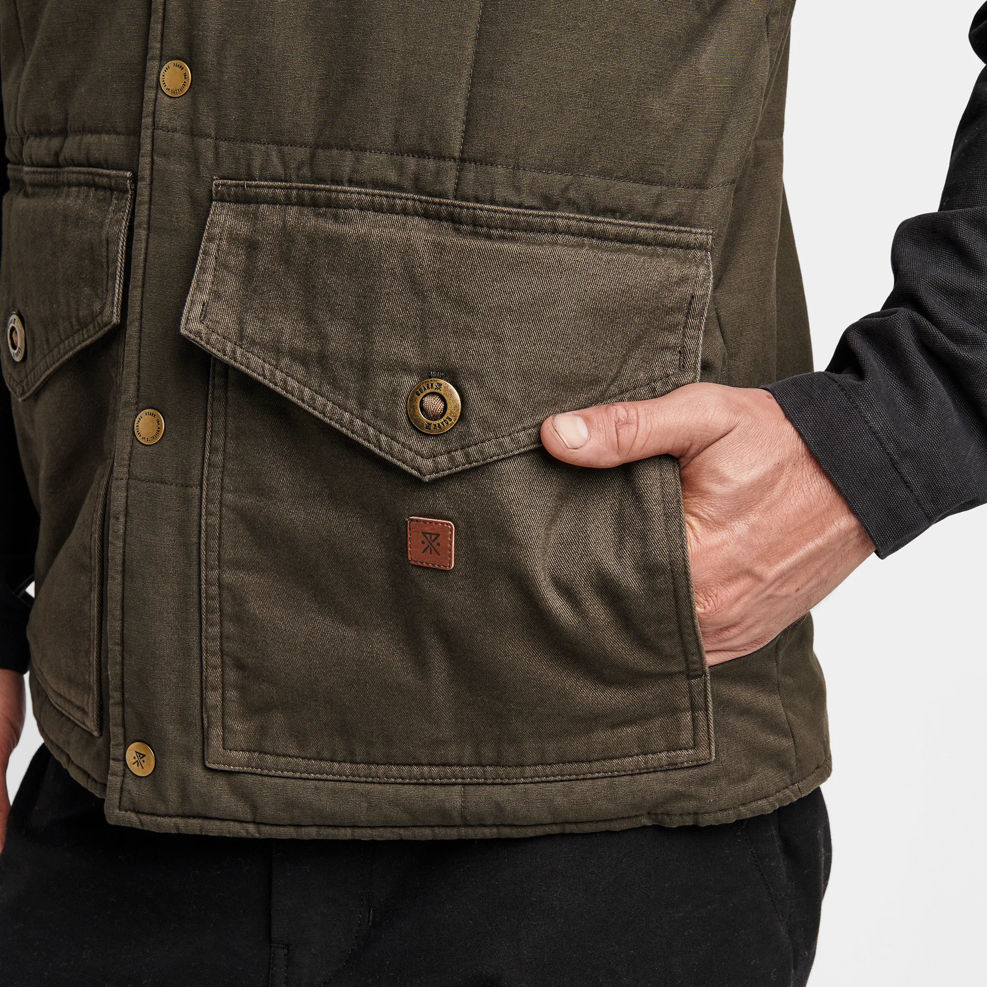 Livingston Vest Jacket - Dark Brown sold by Roark product image thumbnail 5