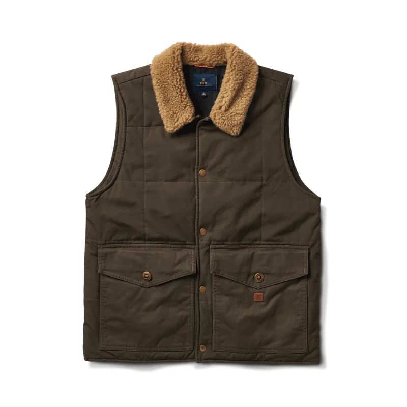 Livingston Vest Jacket - Dark Brown made by Roark