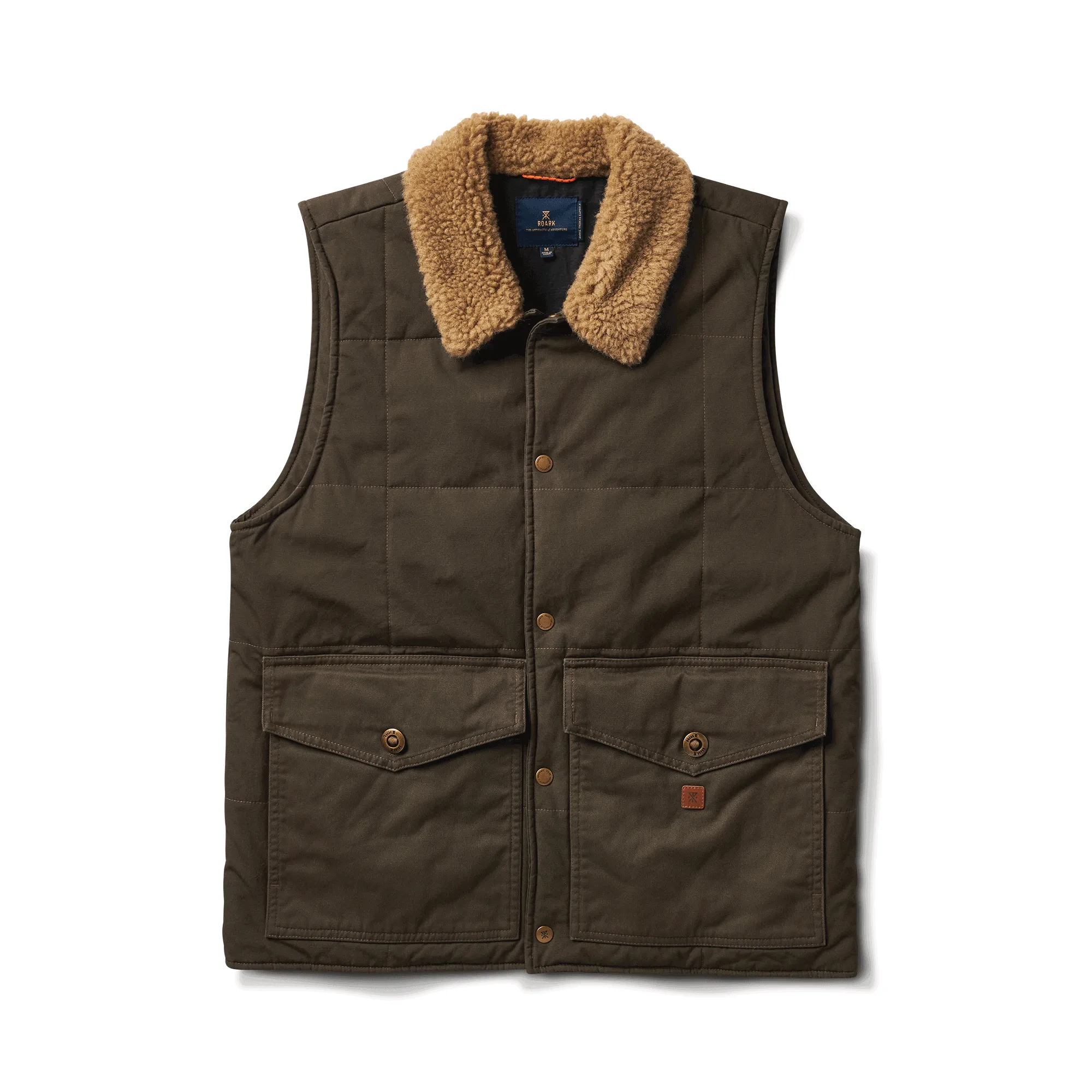 Livingston Vest Jacket - Dark Brown sold by Roark