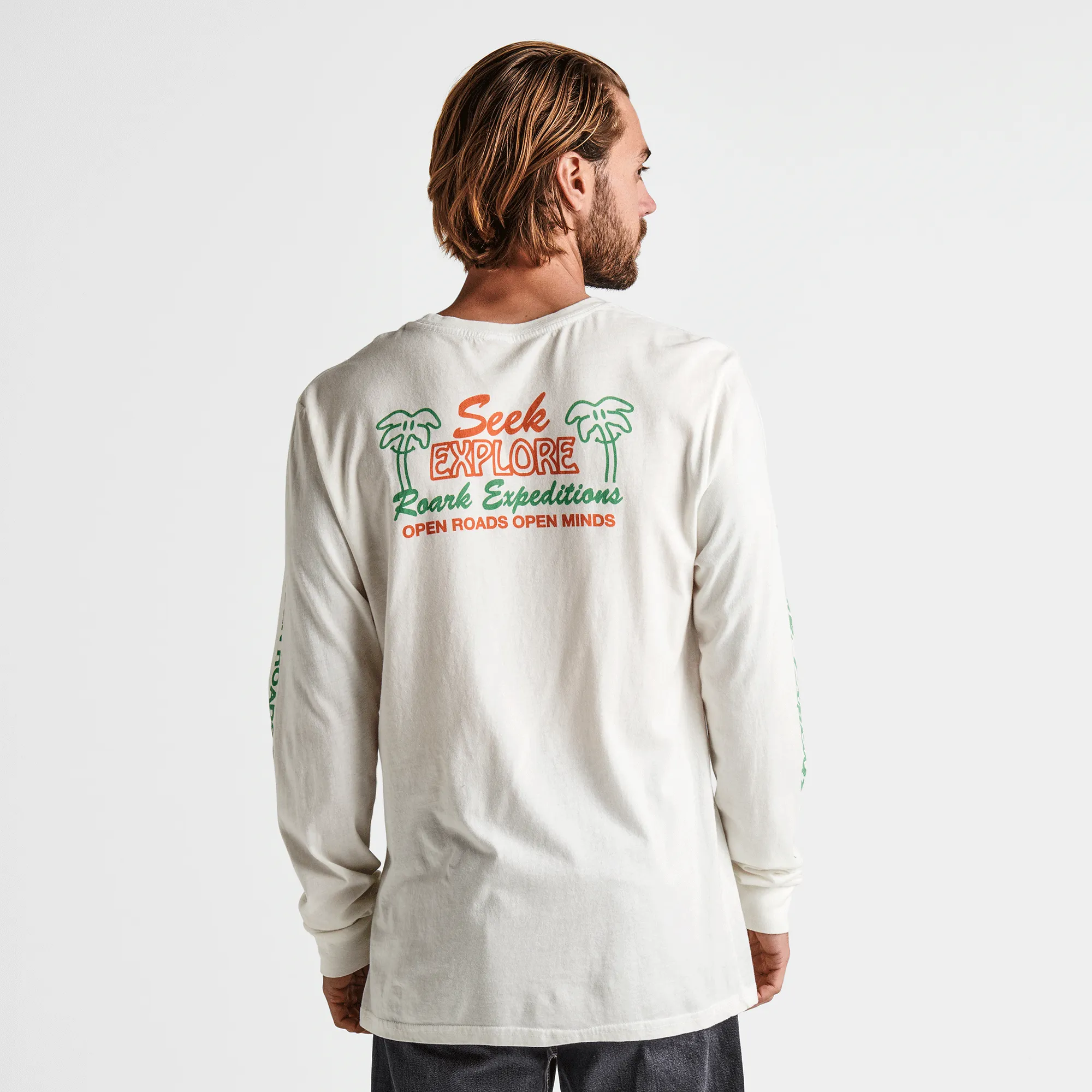 Seek & Explore Staple Long Sleeve Tee - Off White sold by Roark product image thumbnail 3
