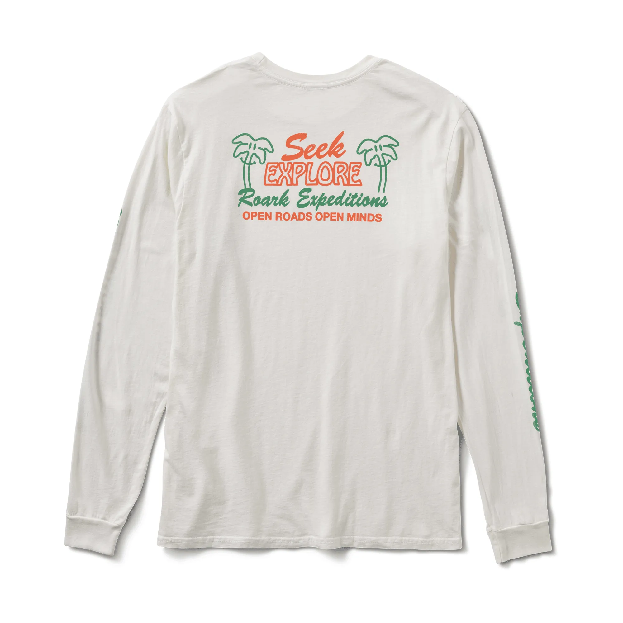 Seek & Explore Staple Long Sleeve Tee - Off White sold by Roark