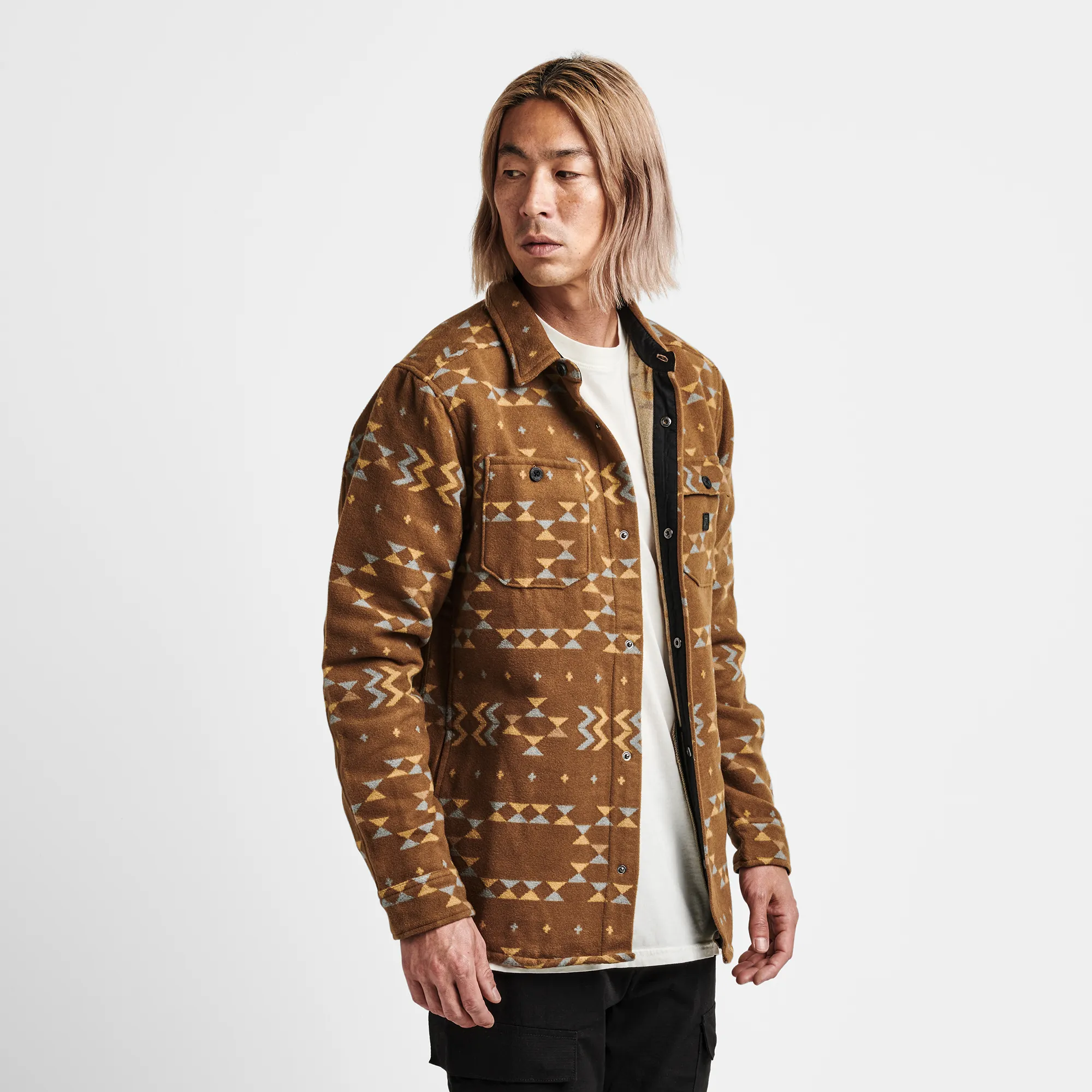 Andes Flannel - Dark Khaki sold by Roark product image thumbnail 4