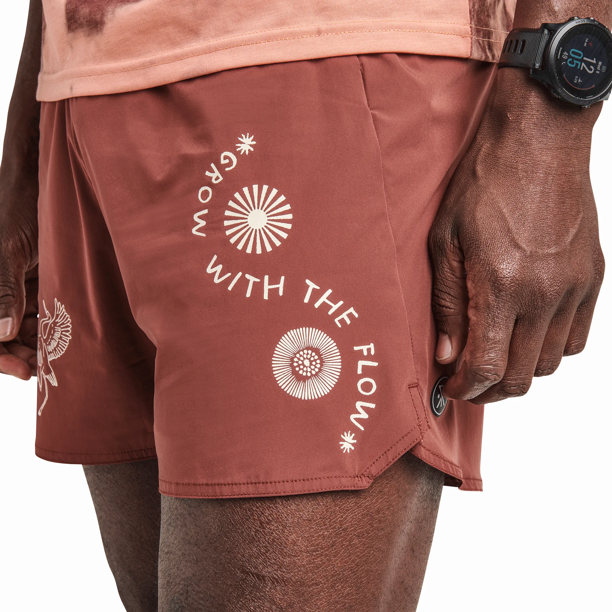 Alta 5" Shorts - Burgundy sold by Roark product image thumbnail 5