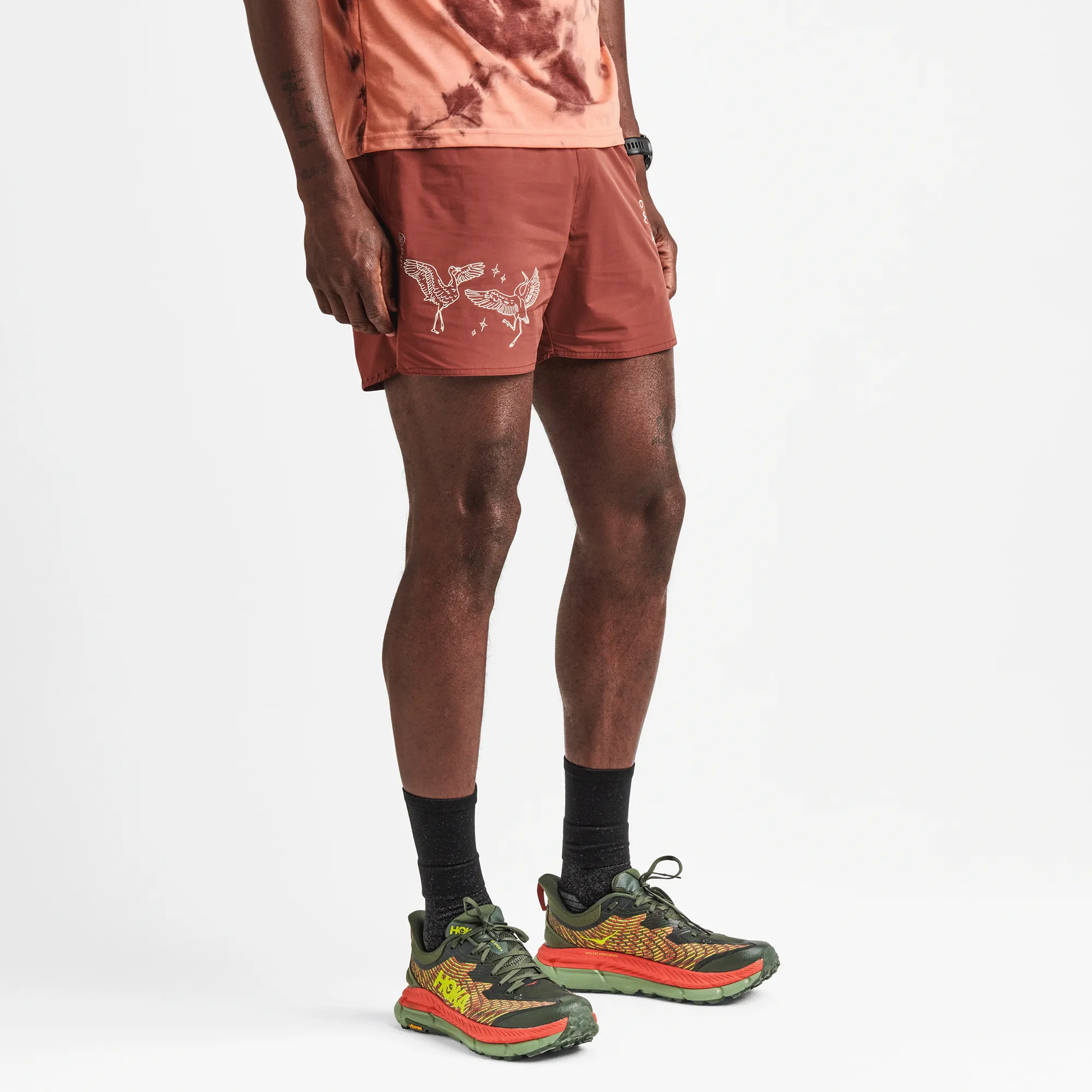 Alta 5" Shorts - Burgundy sold by Roark product image thumbnail 4