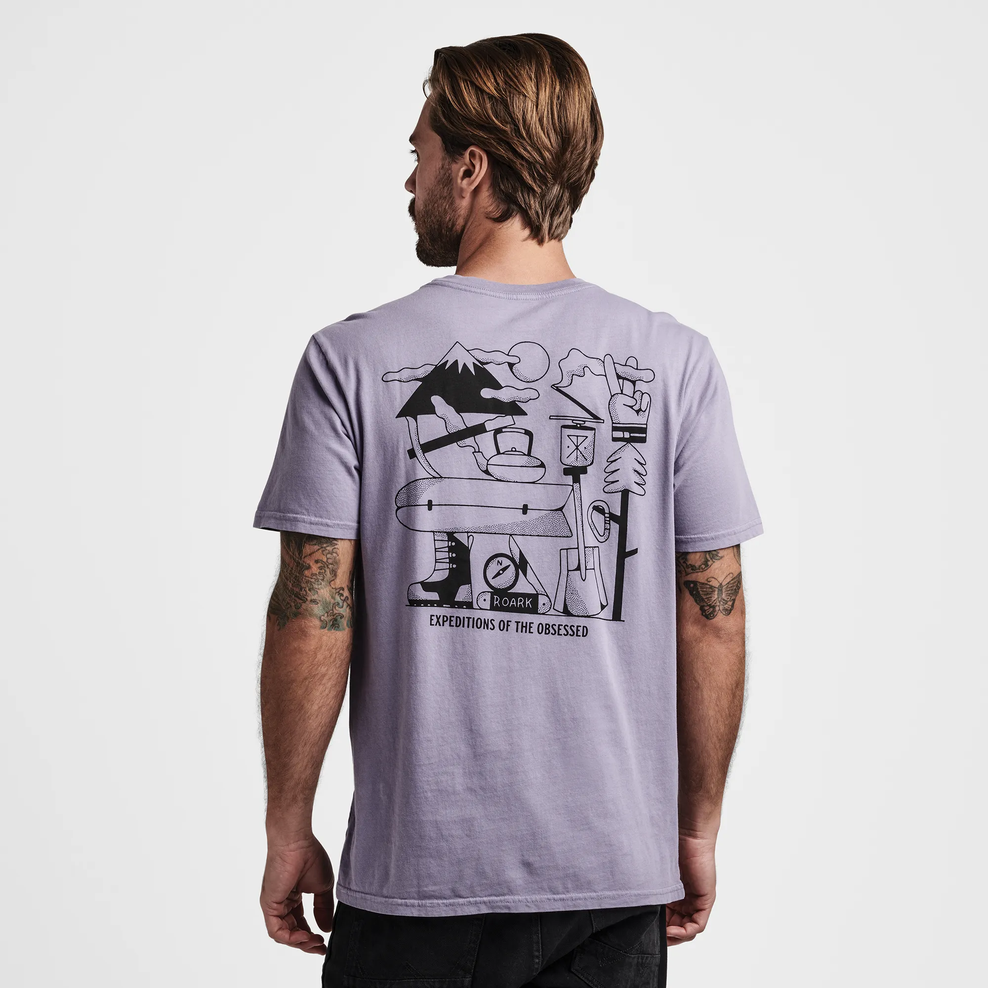 Rishiri Survival Kit Premium Tee - Purple Haze sold by Roark product image thumbnail 3
