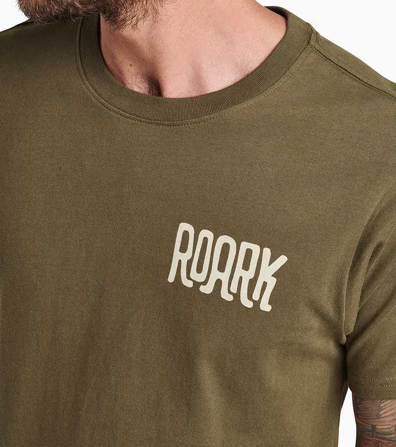 By Any Means Tee Staple Tee - Army sold by Roark product image thumbnail 5