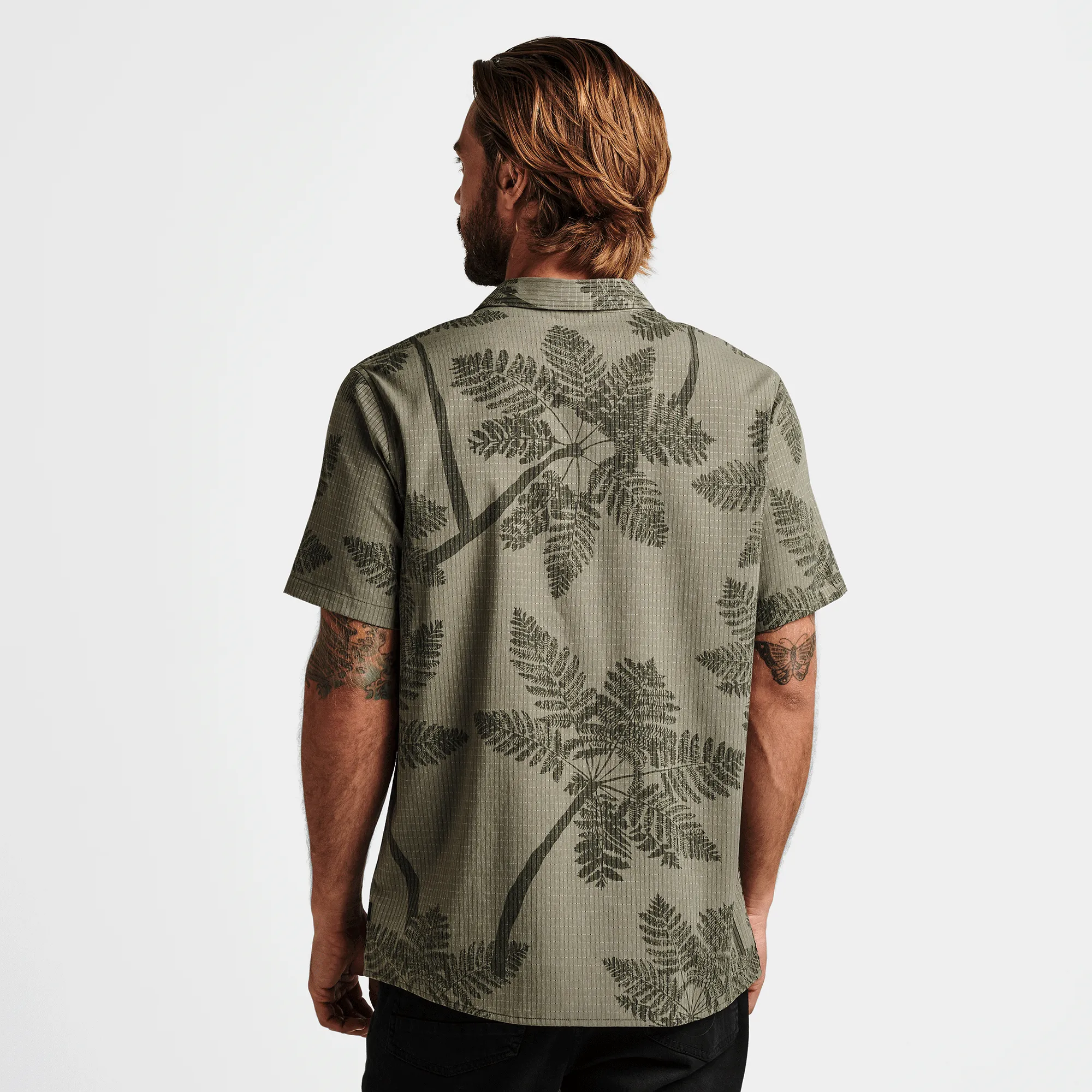 Bless Up Breathable Stretch Shirt - Light Army sold by Roark product image thumbnail 3