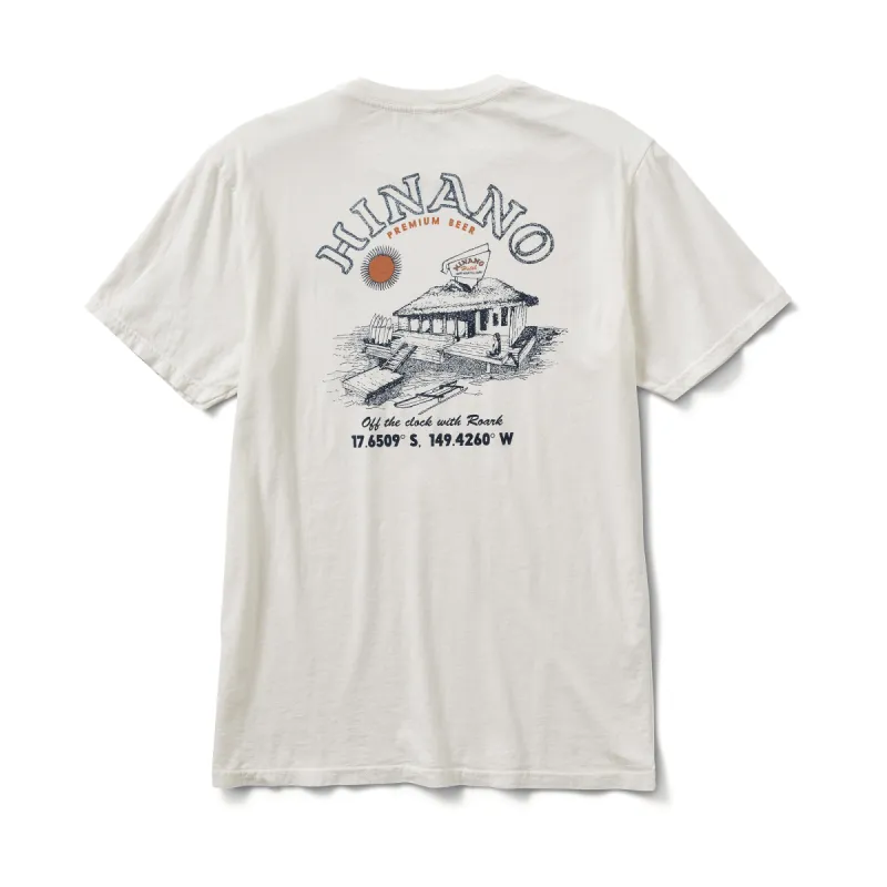 Hinano Happy Hour Premium Tee - Off White made by Roark
