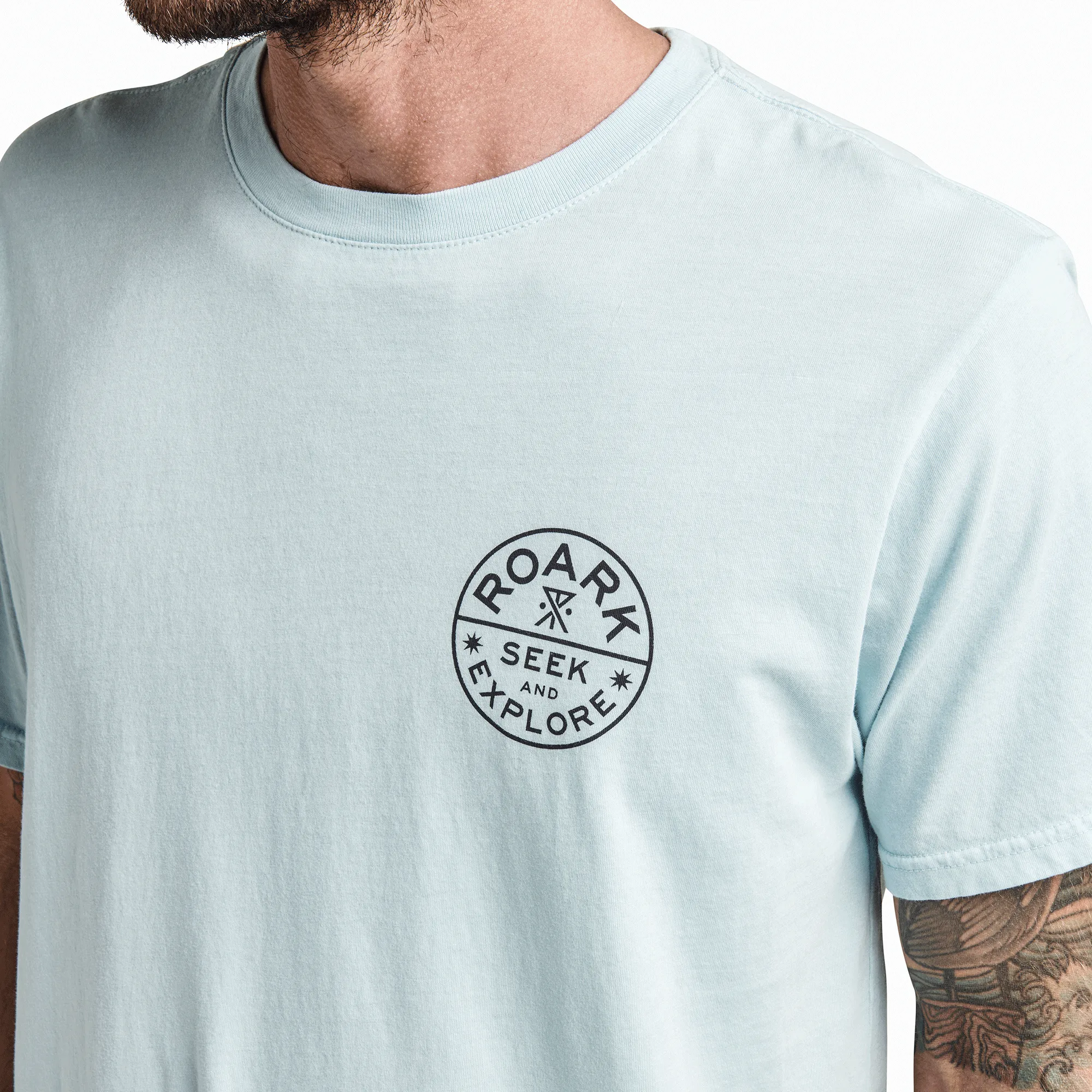 Seek & Explore Signet Premium Tee - Light Blue sold by Roark product image thumbnail 5
