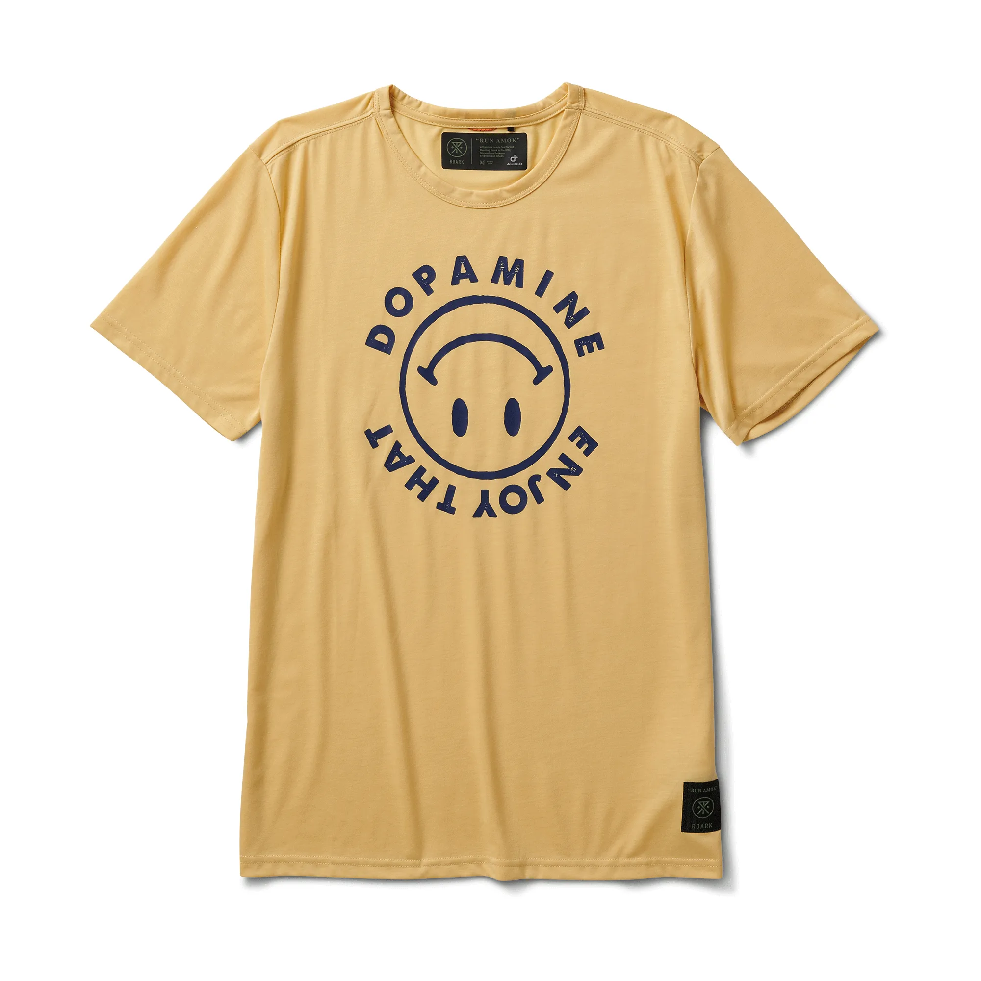 Mathis Short Sleeve Active Tee - Tan sold by Roark