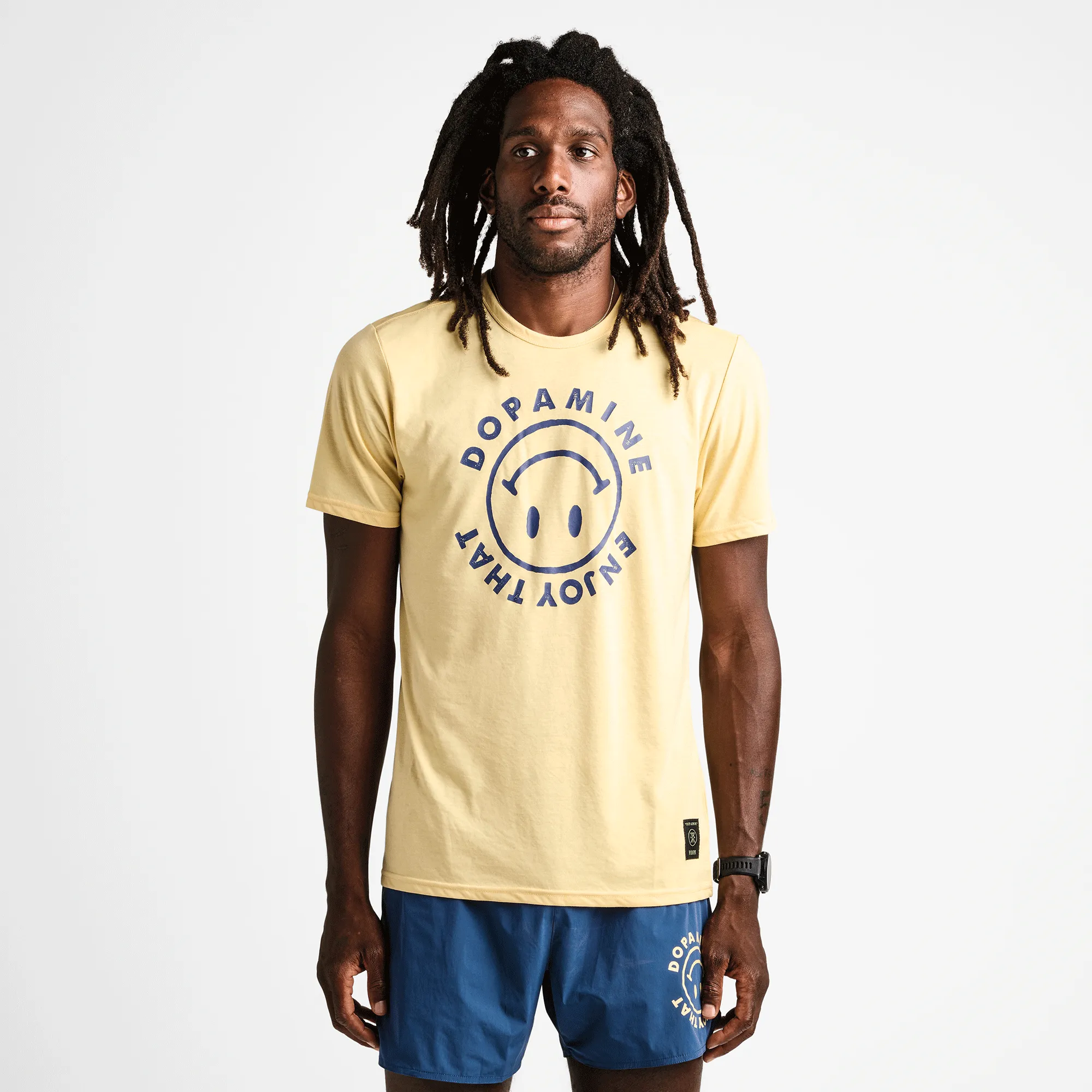 Mathis Short Sleeve Active Tee - Tan sold by Roark product image thumbnail 3