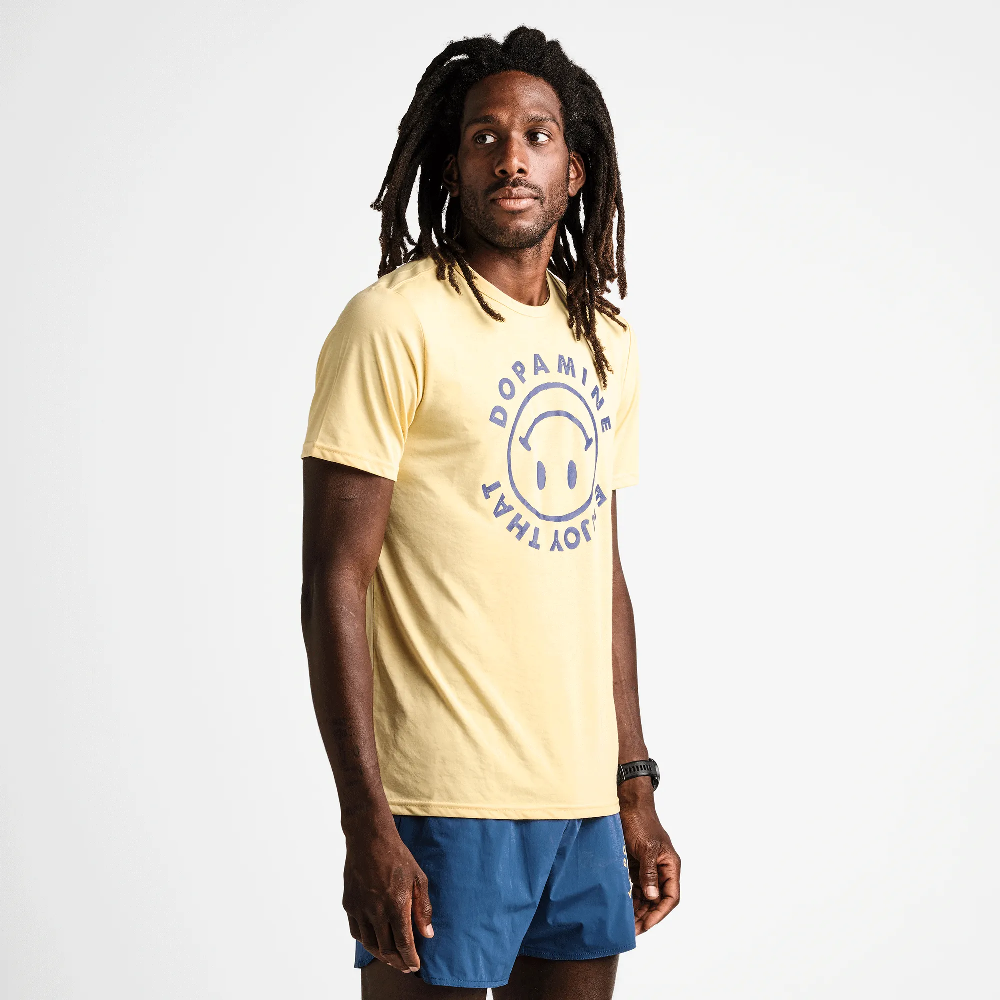 Mathis Short Sleeve Active Tee - Tan sold by Roark product image thumbnail 4