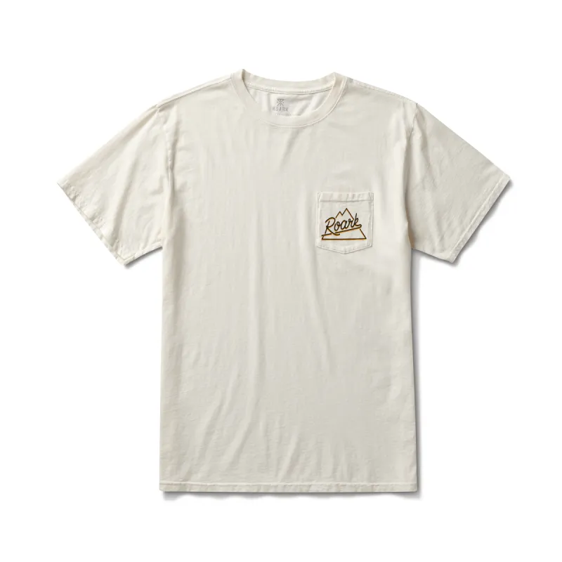 Peaking Pocket Premium Tee - Off White sold by Roark