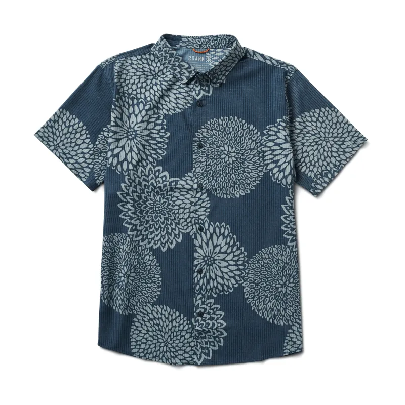 Bless Up Breathable Stretch Shirt - Deep Blue made by Roark