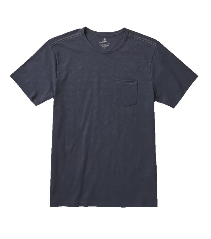 Well Worn Midweight Organic Short Sleeve Tee - Blue sold by Roark