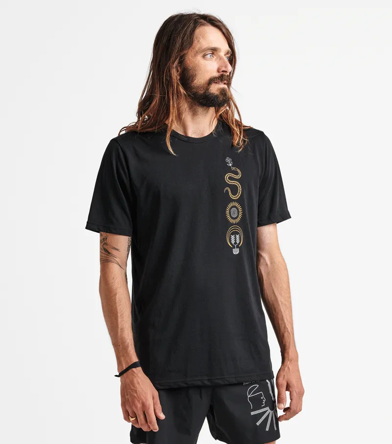 Mathis Serpiente Short Sleeve Tee - Black sold by Roark product image thumbnail 4