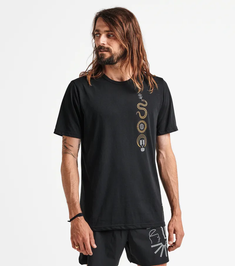 Mathis Serpiente Short Sleeve Tee - Black sold by Roark product image thumbnail 2