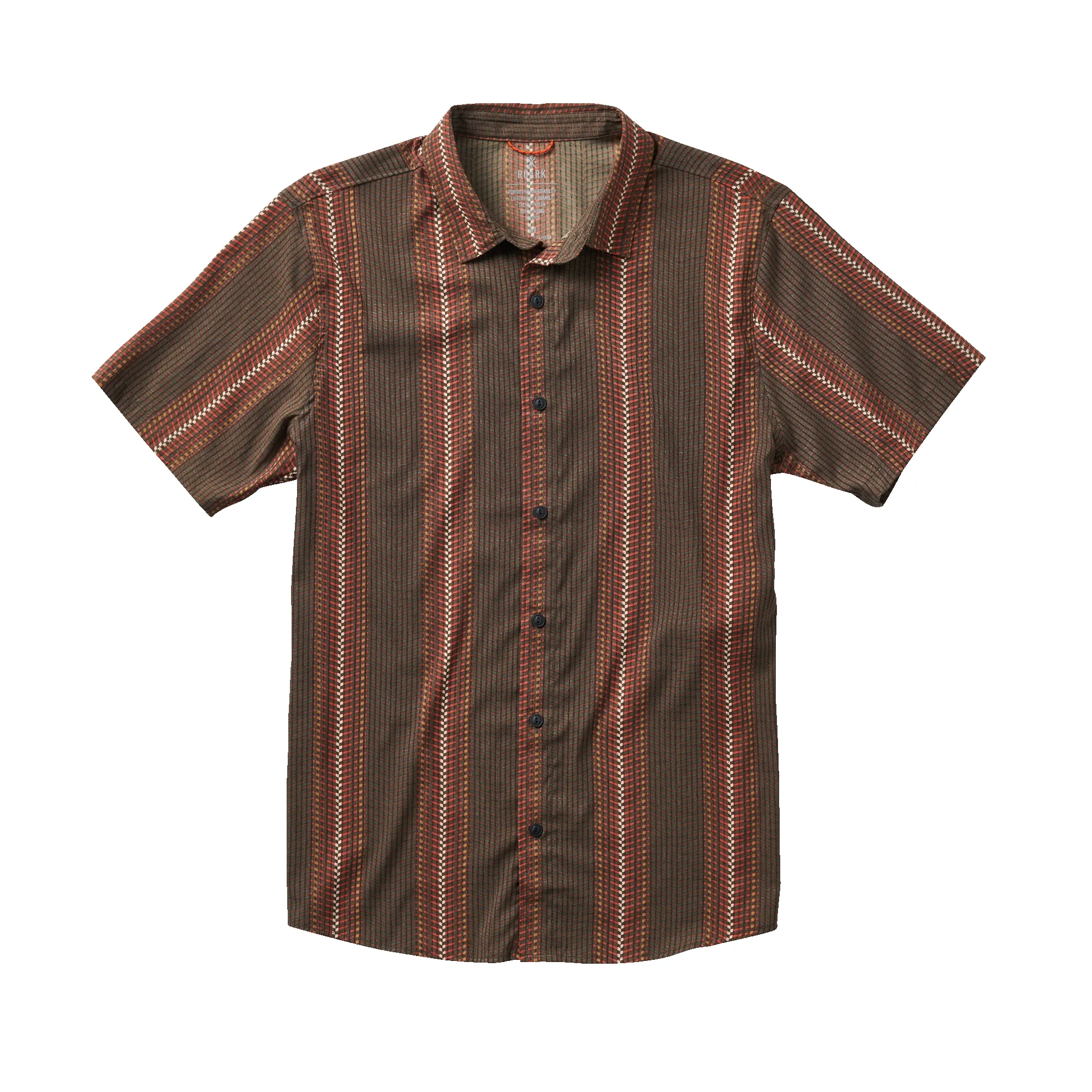 Bless Up Breathable Stretch Shirt - Herringbone Military sold by Roark
