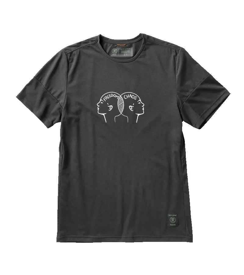 Apex Freedom And Chaos Short Sleeve Tee - Black sold by Roark