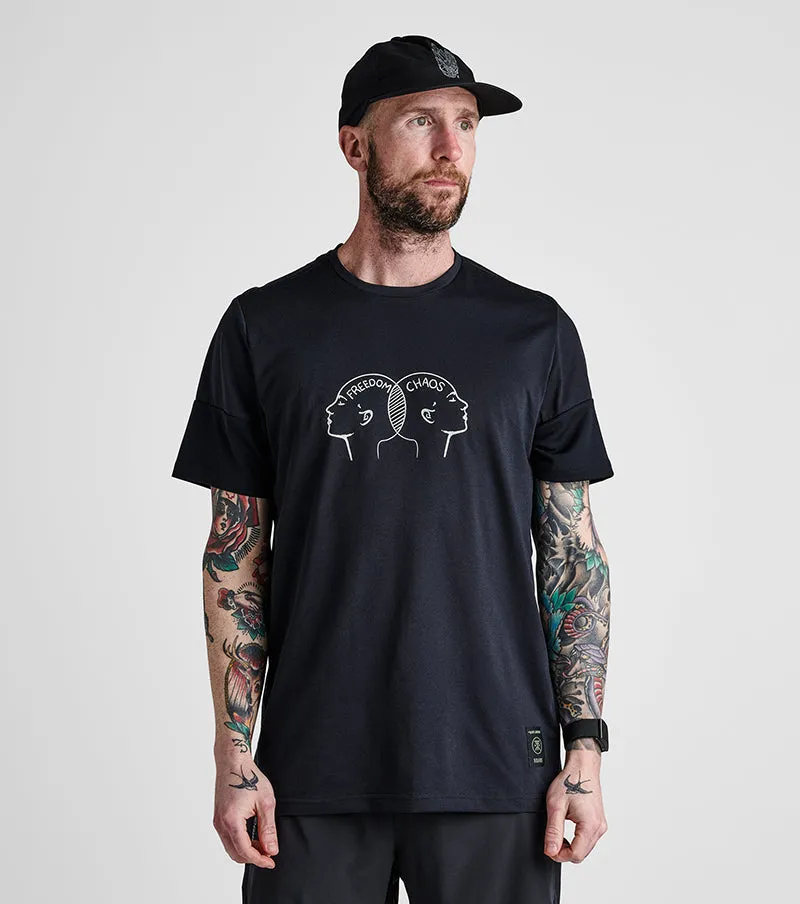 Apex Freedom And Chaos Short Sleeve Tee - Black sold by Roark product image thumbnail 3