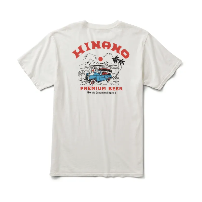 Hinano Beer Caddy Premium Tee - Off White sold by Roark