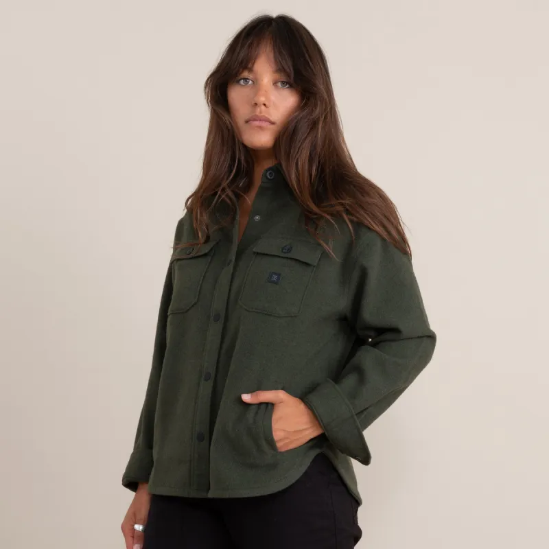 Amberley Flannel - Dark Military sold by Roark