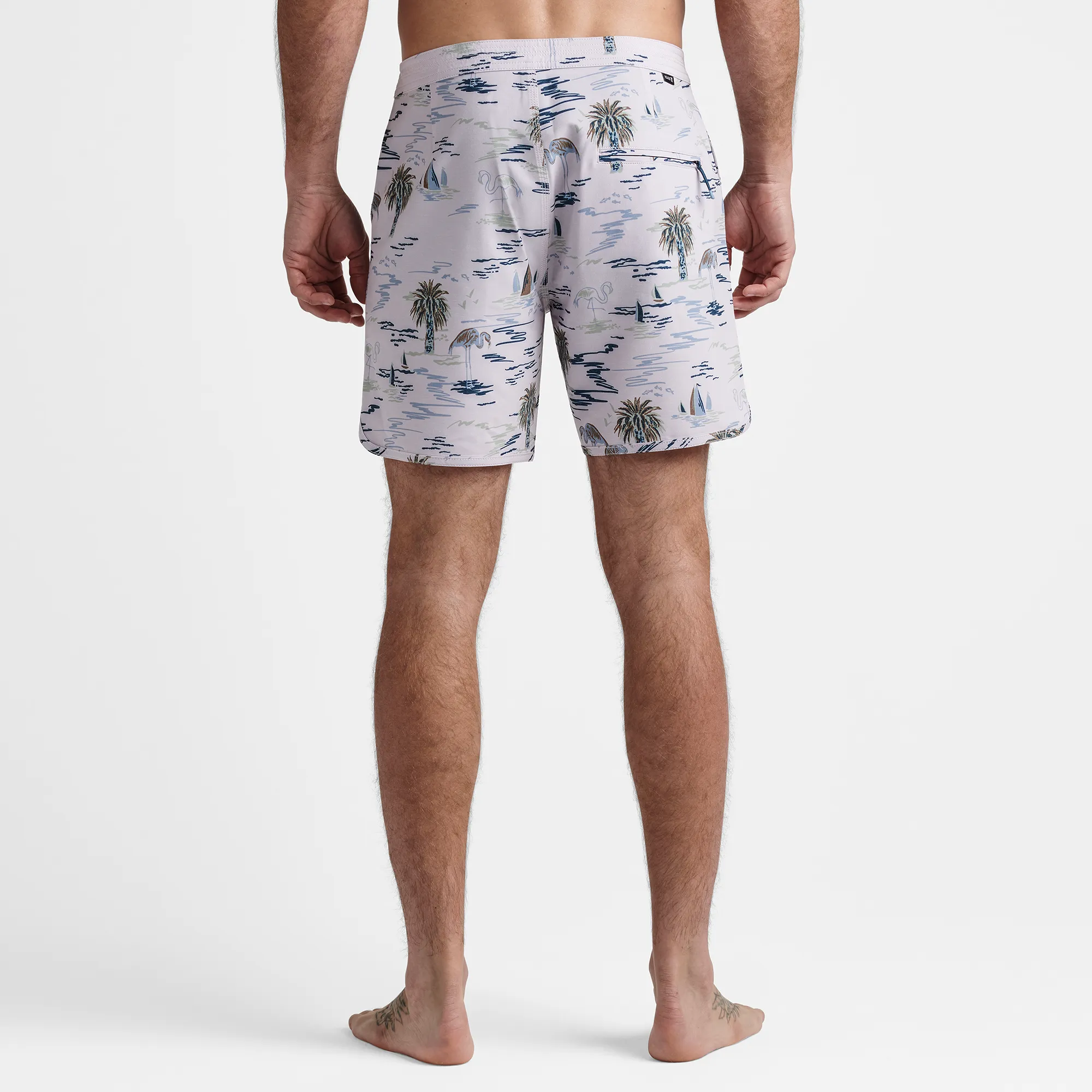 Chiller 17" Boardshorts - Laguna Dusty Lilac sold by Roark product image thumbnail 4