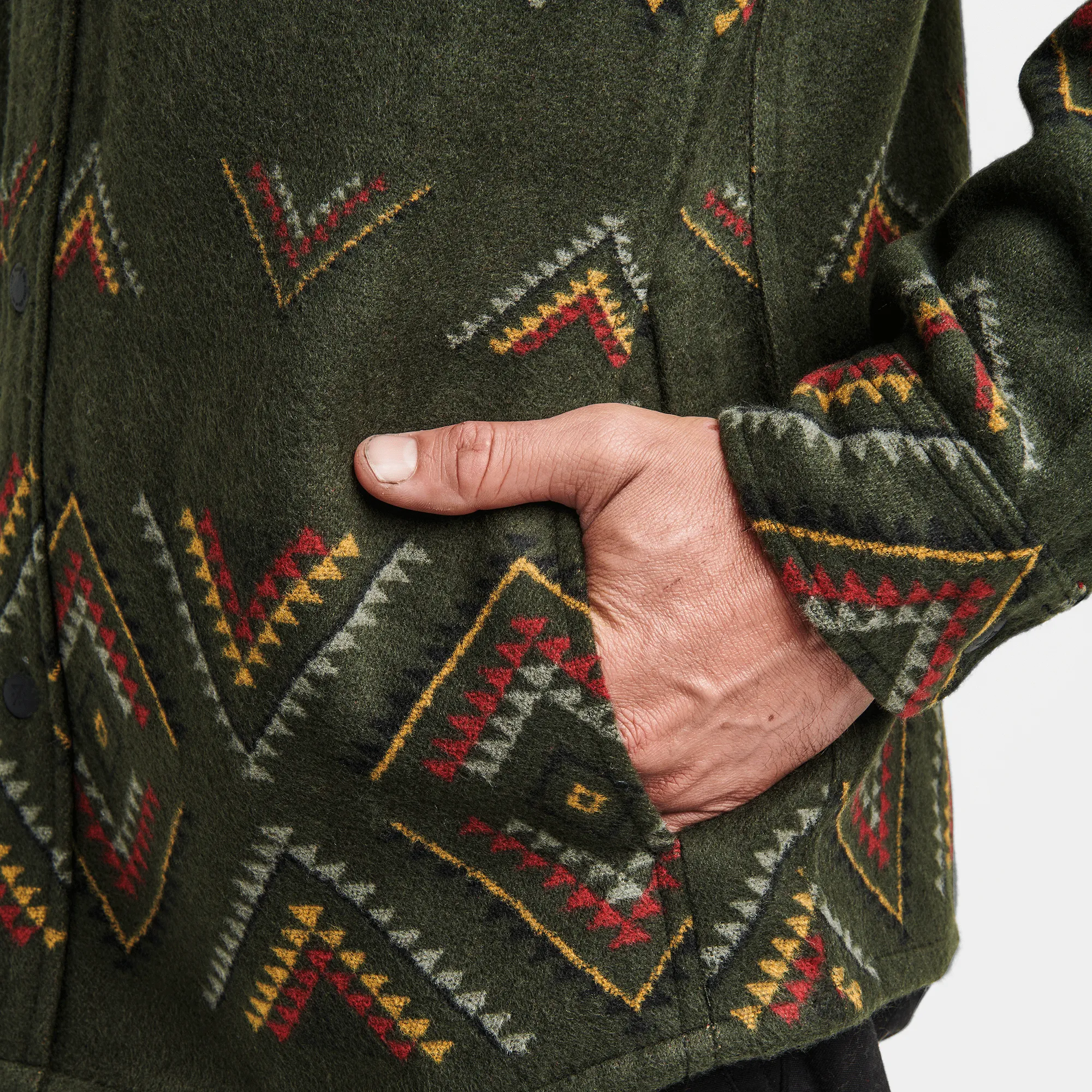 Andes Manawa Tapu Flannel - Dark Military sold by Roark product image thumbnail 5