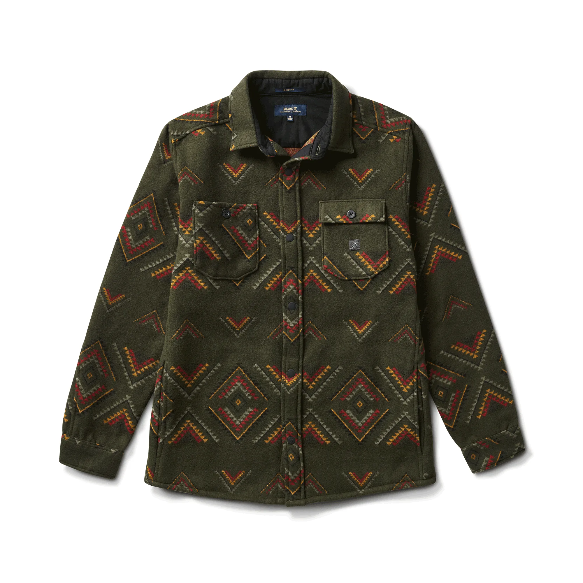 Andes Manawa Tapu Flannel - Dark Military sold by Roark