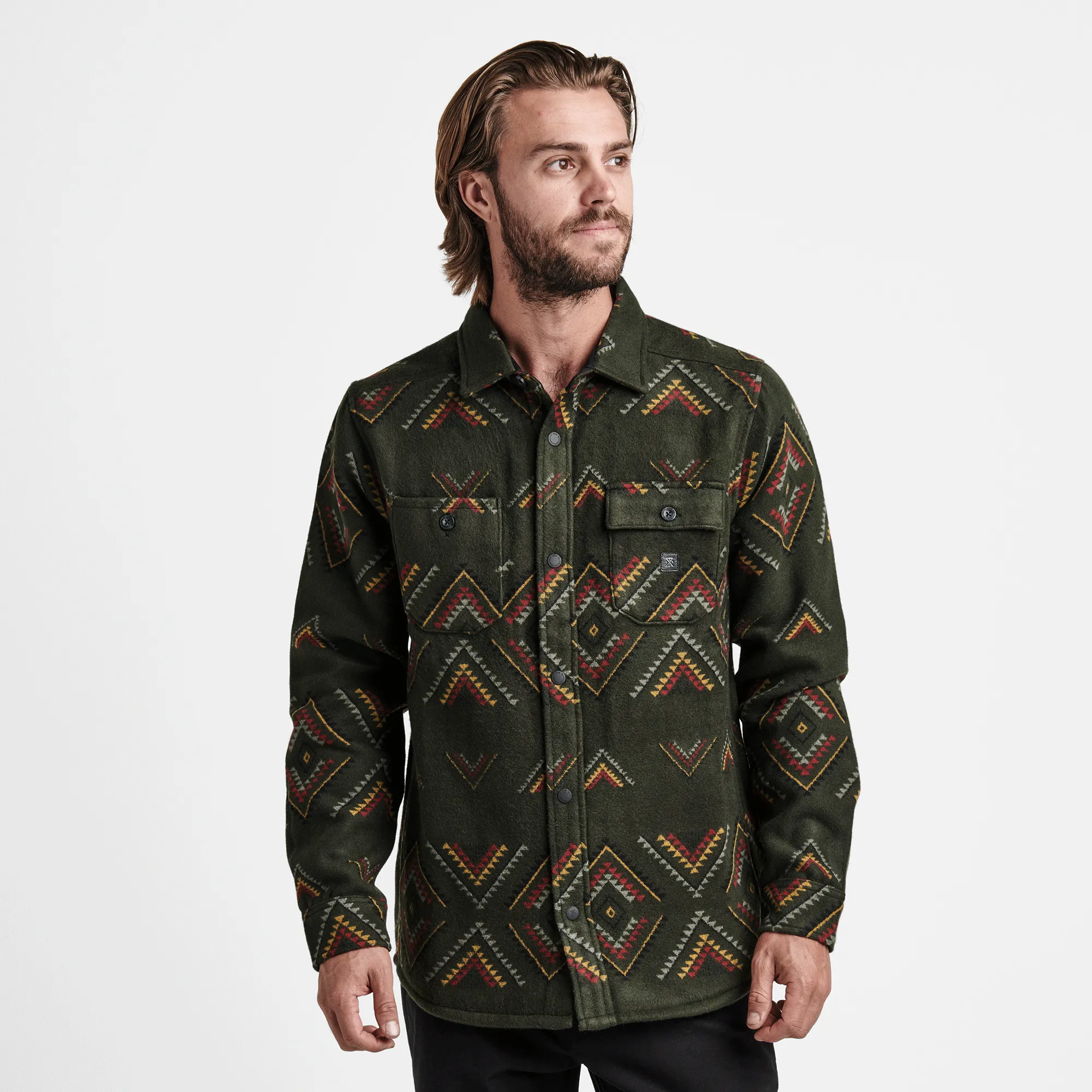 Andes Manawa Tapu Flannel - Dark Military sold by Roark product image thumbnail 2