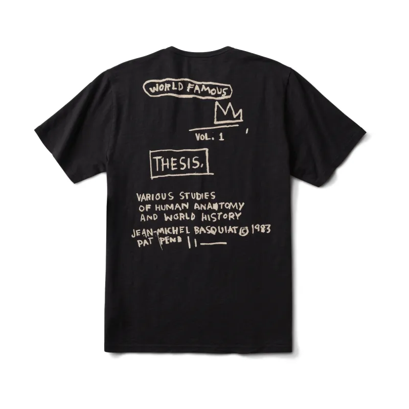 Basquiat Thesis Premium Tee - Black sold by Roark