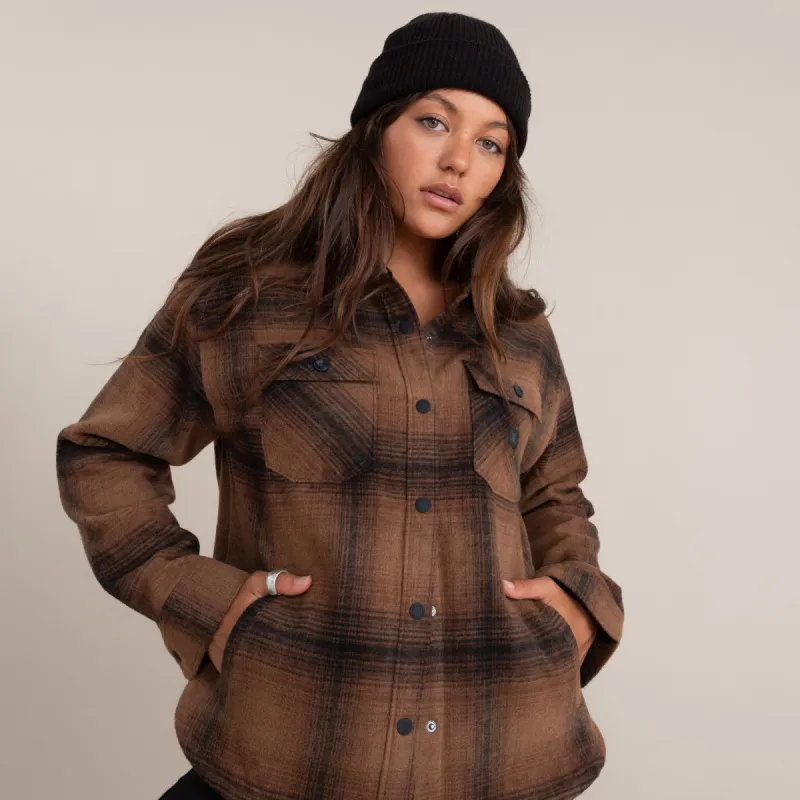 Amberley Flannel - Dark Brown sold by Roark