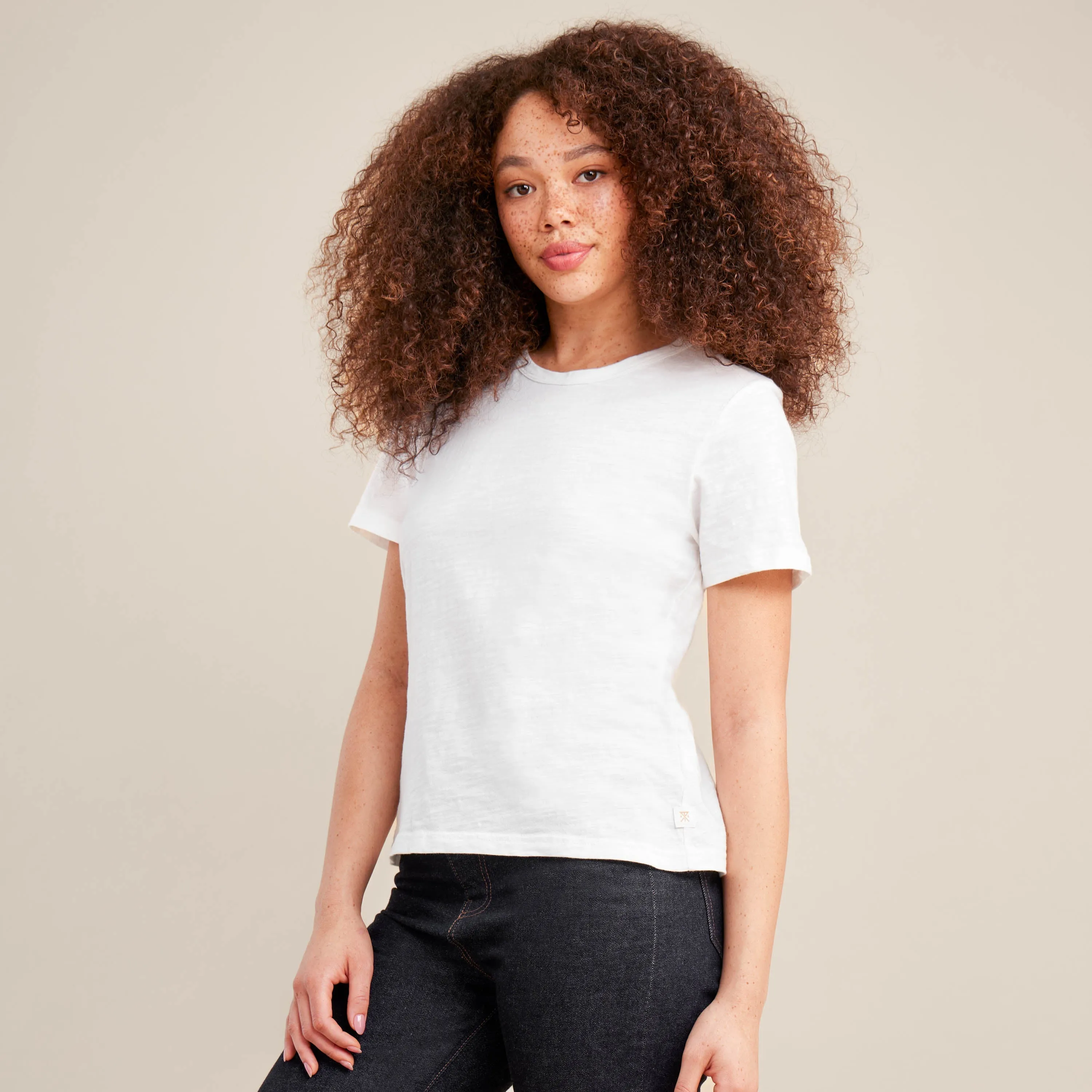 Well Worn Short Sleeve Tee - Off White sold by Roark