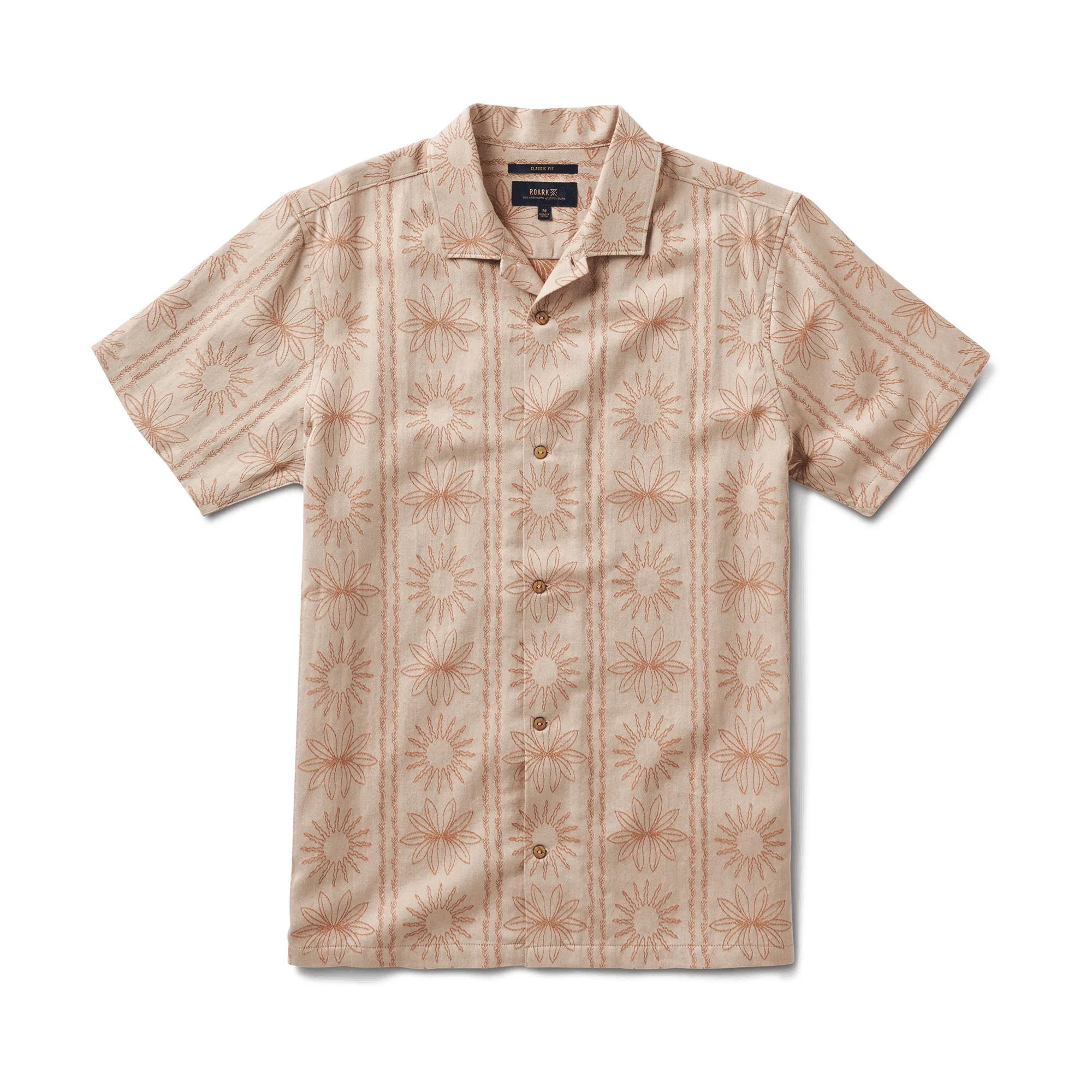 Gonzo Short Sleeve Button Up Shirt - Bone sold by Roark
