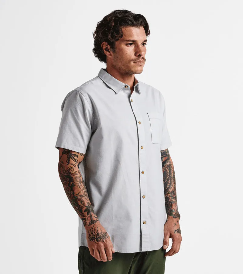 Well Worn Short Sleeve Button Up Shirt - Grey sold by Roark product image thumbnail 4
