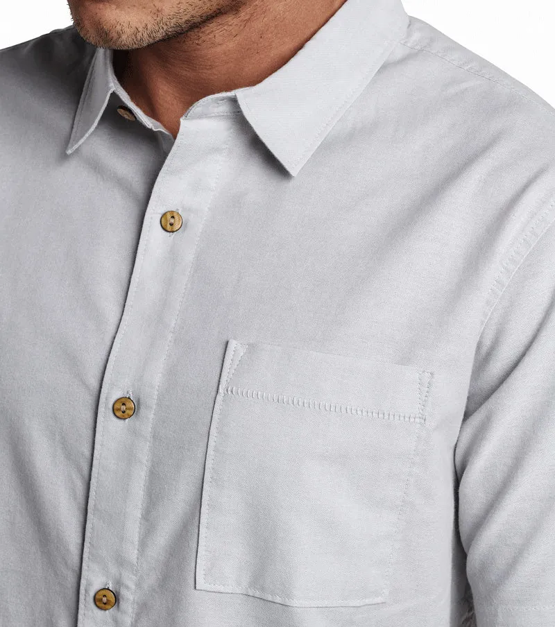 Well Worn Short Sleeve Button Up Shirt - Grey sold by Roark product image thumbnail 5