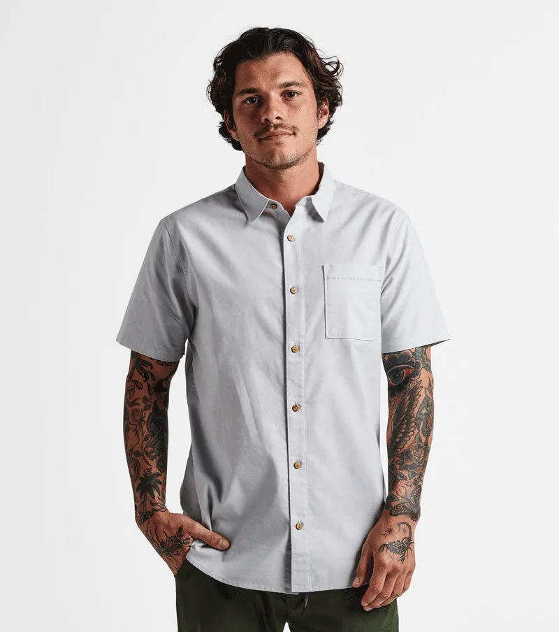 Well Worn Short Sleeve Button Up Shirt - Grey sold by Roark product image thumbnail 2