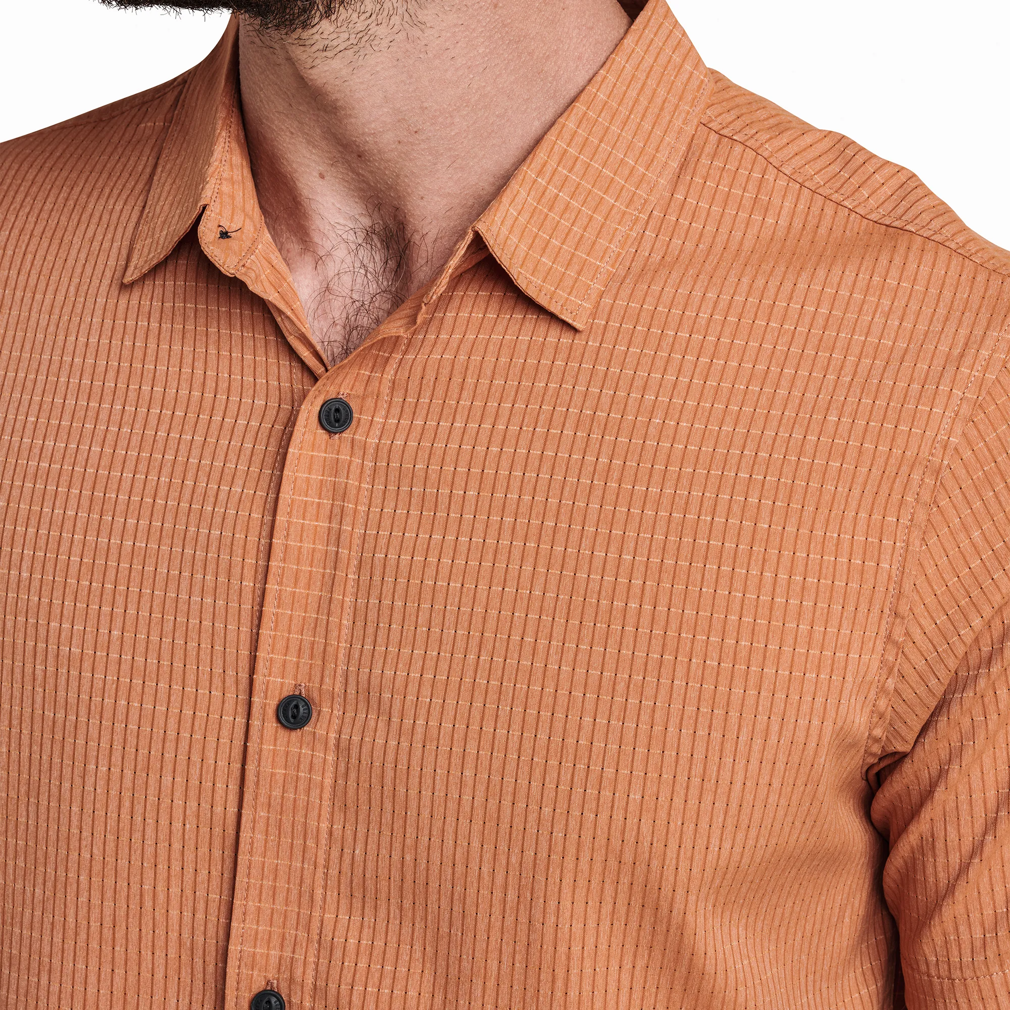 Bless Up Breathable Stretch Shirt - Rust sold by Roark product image thumbnail 5