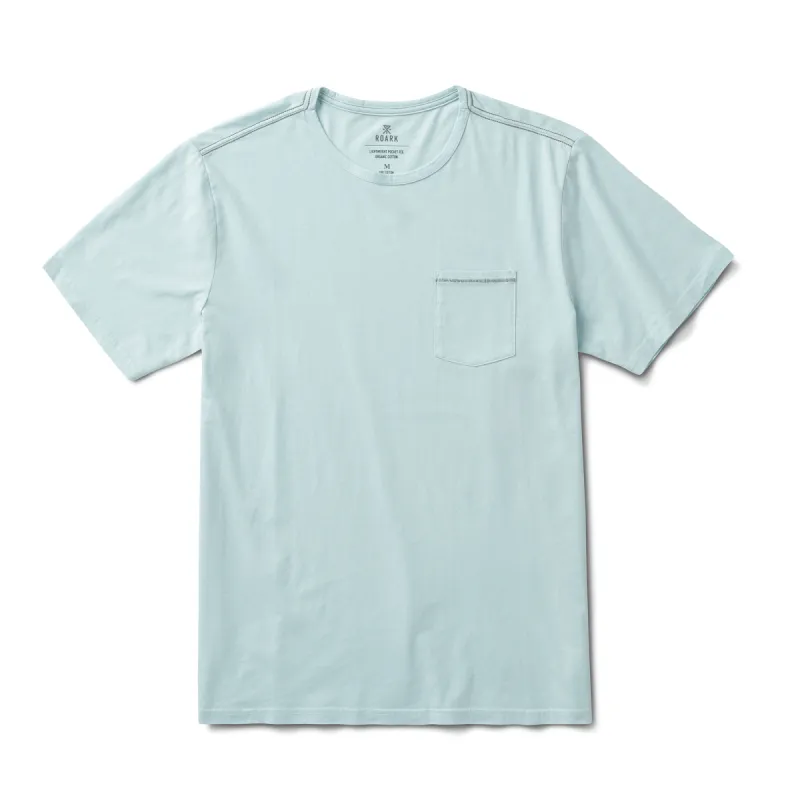 Well Worn Light Organic Short Sleeve Tee - Sky Blue sold by Roark