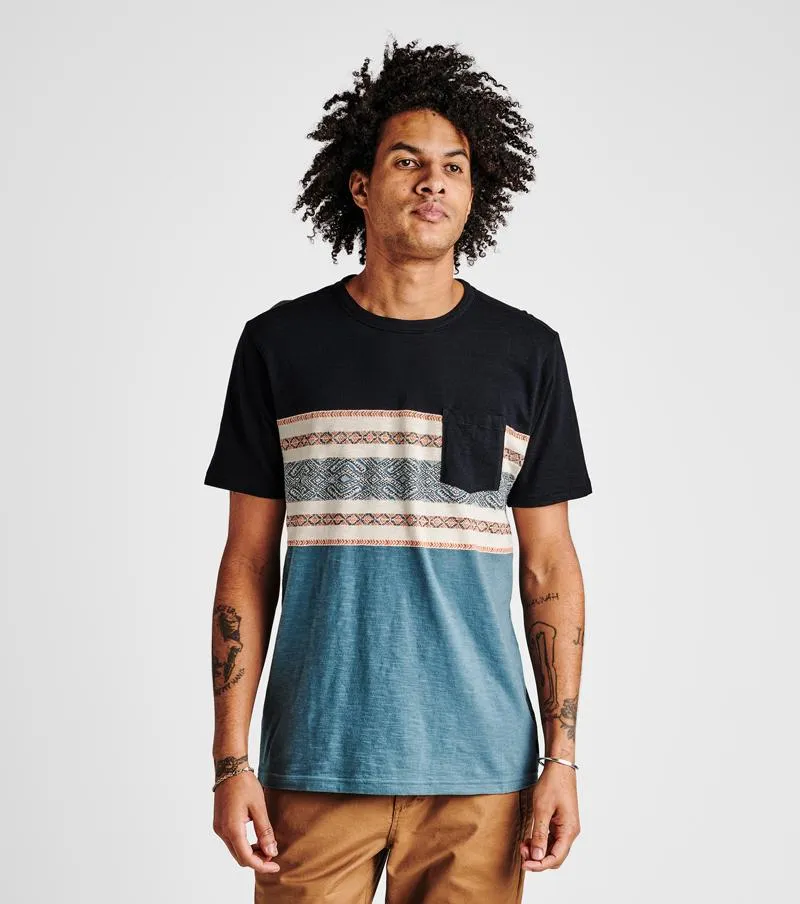 Kilim Jacquard Short Sleeve Tee - Black sold by Roark product image thumbnail 3