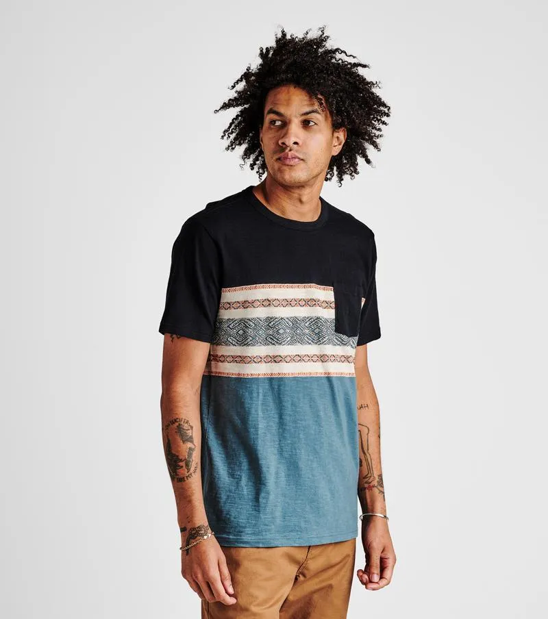 Kilim Jacquard Short Sleeve Tee - Black sold by Roark product image thumbnail 4