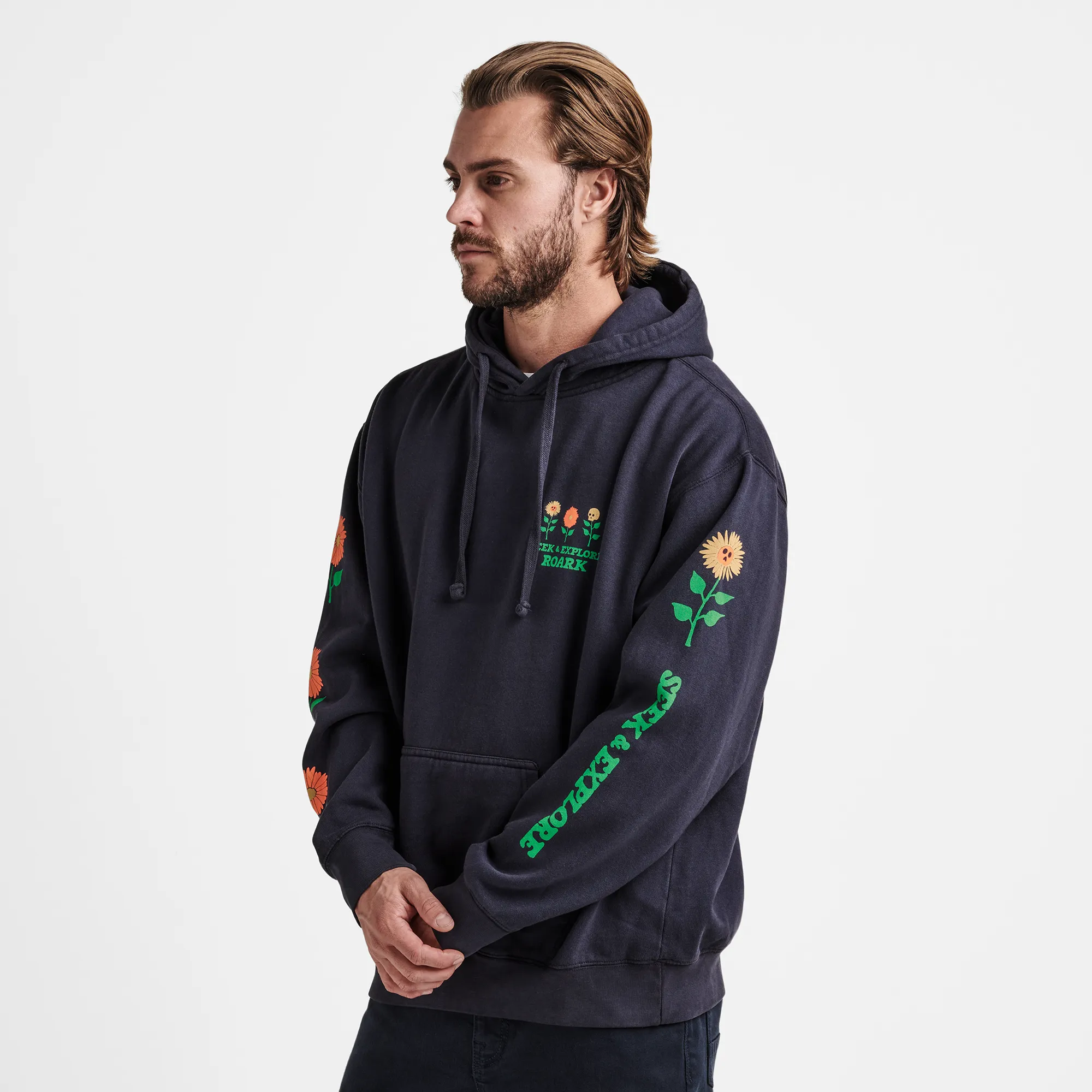 Seek And Explore Hoodie - Dark Navy sold by Roark product image thumbnail 5