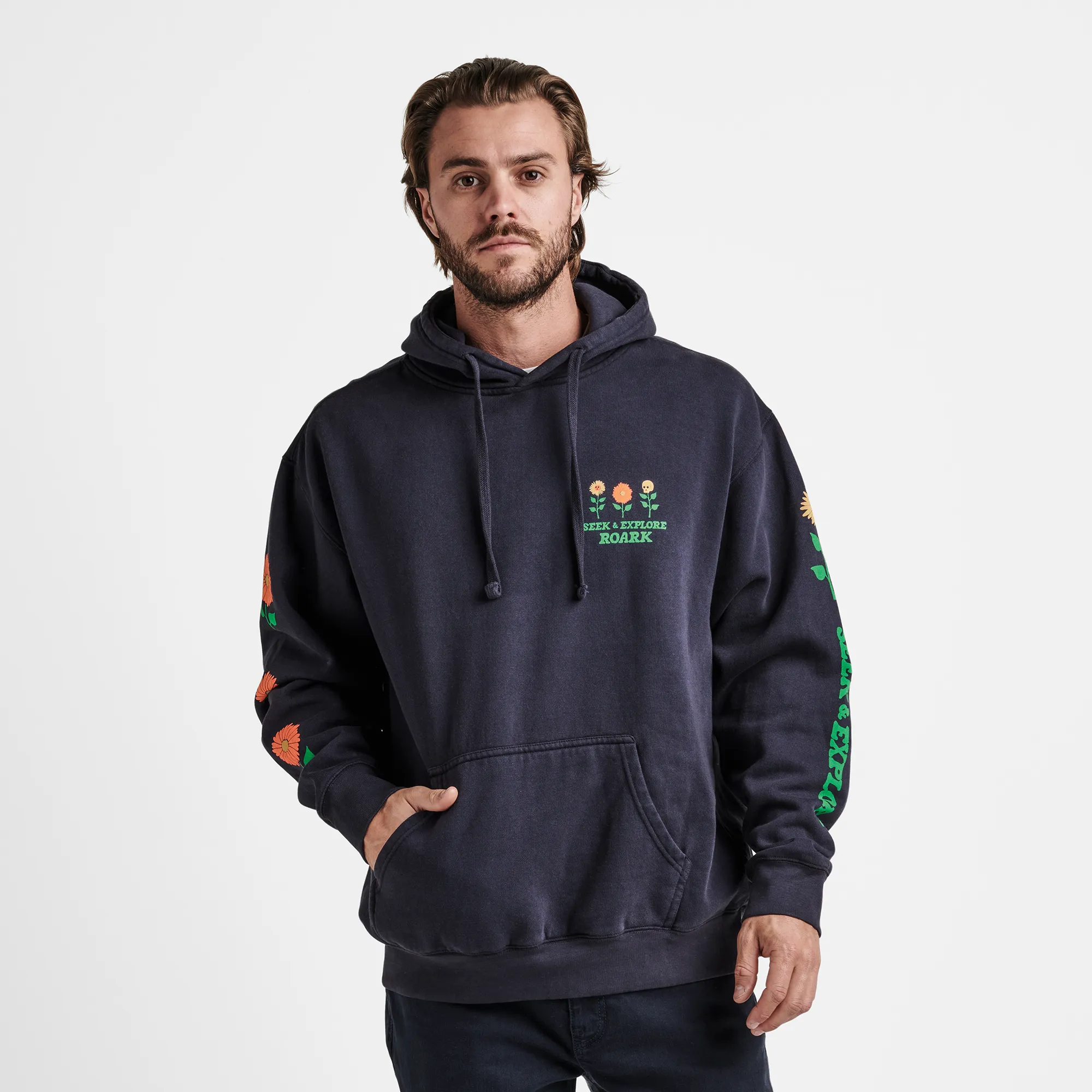 Seek And Explore Hoodie - Dark Navy sold by Roark product image thumbnail 2
