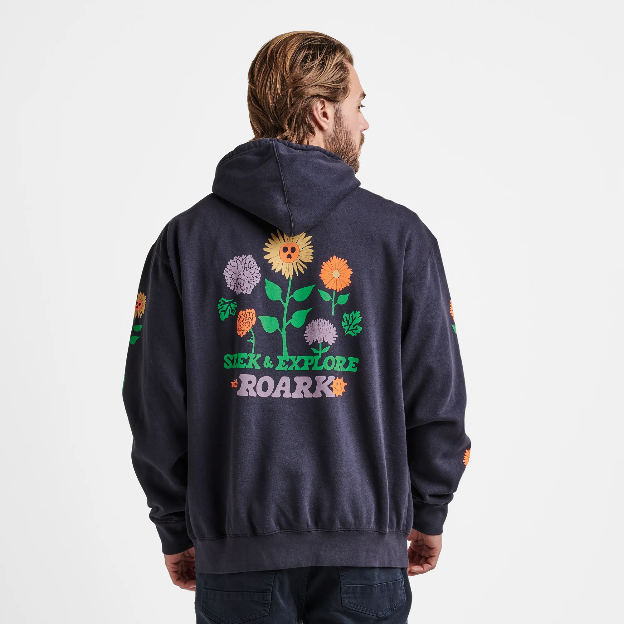 Seek And Explore Hoodie - Dark Navy sold by Roark product image thumbnail 3