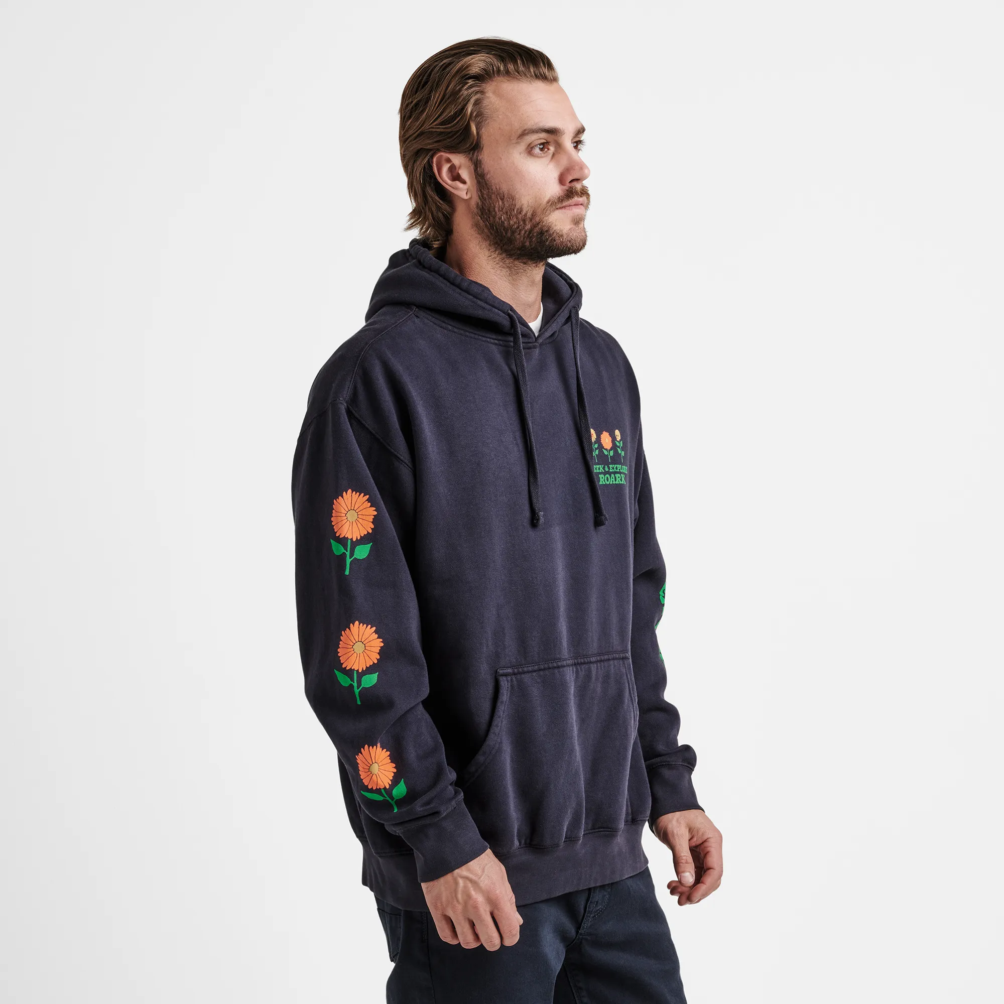 Seek And Explore Hoodie - Dark Navy sold by Roark product image thumbnail 4